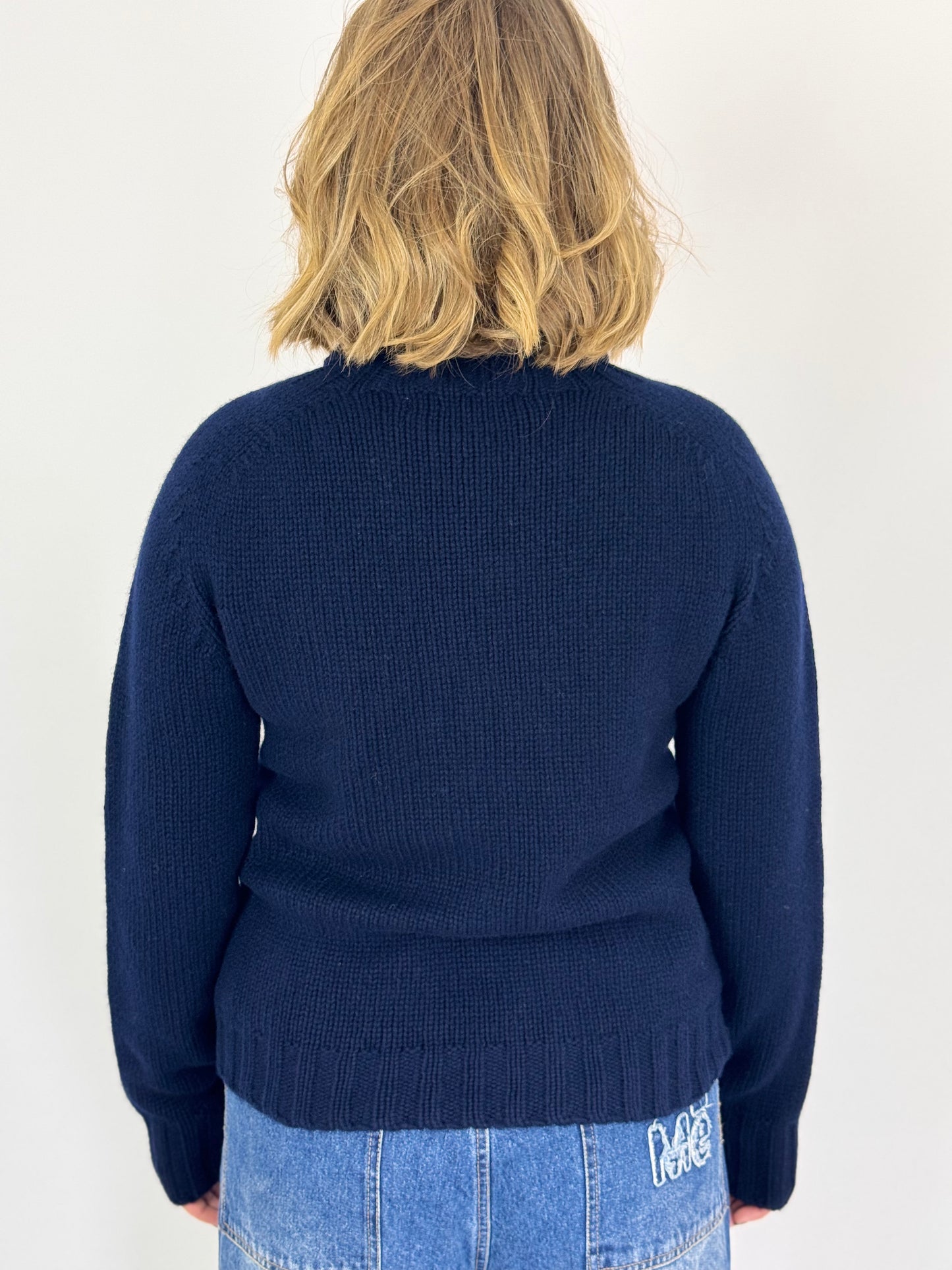 Cordelia James Hazel Jumper Nero/Navy