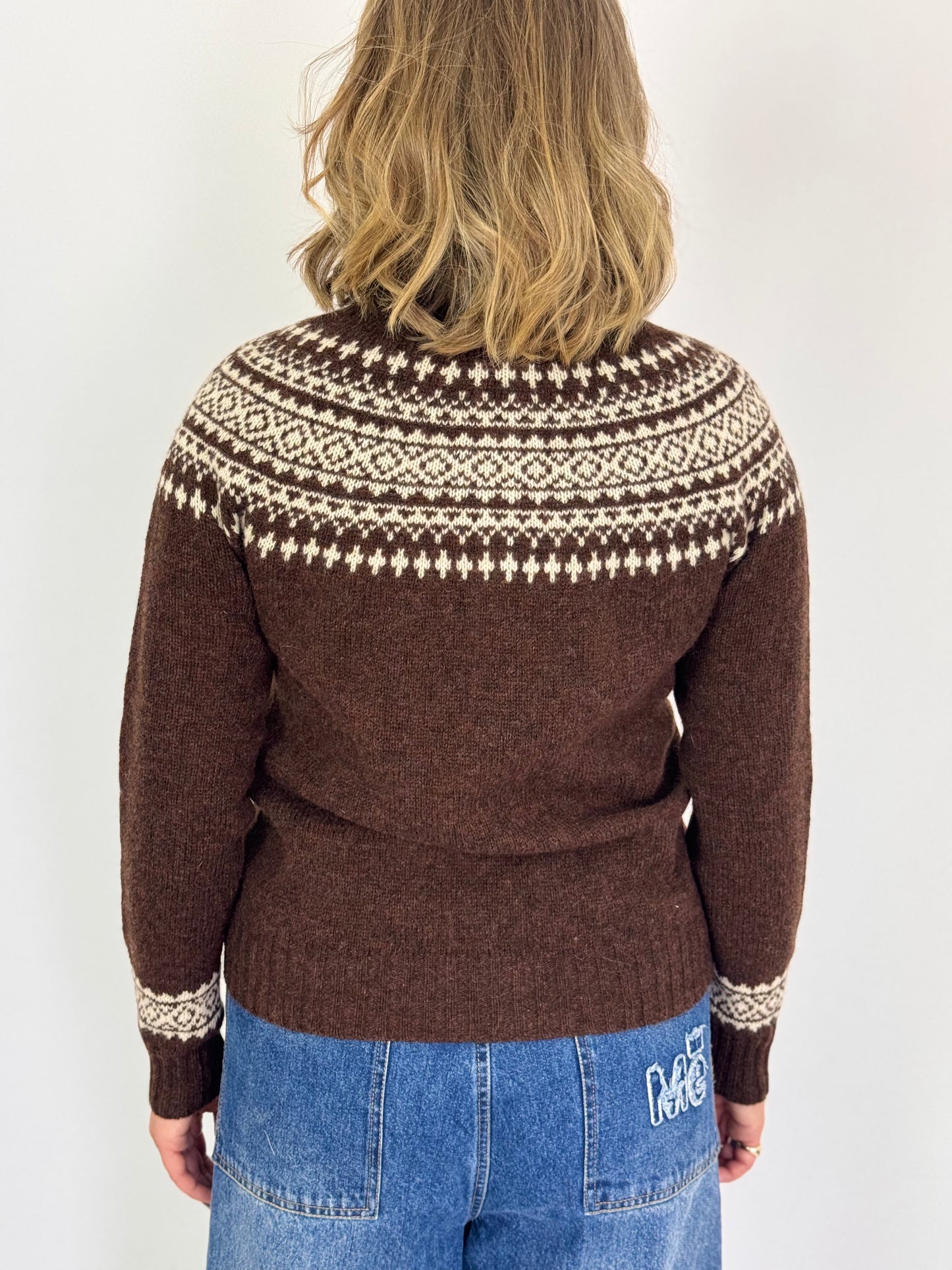 Cordelia James Hannah Cardigan Marron/Vanilla