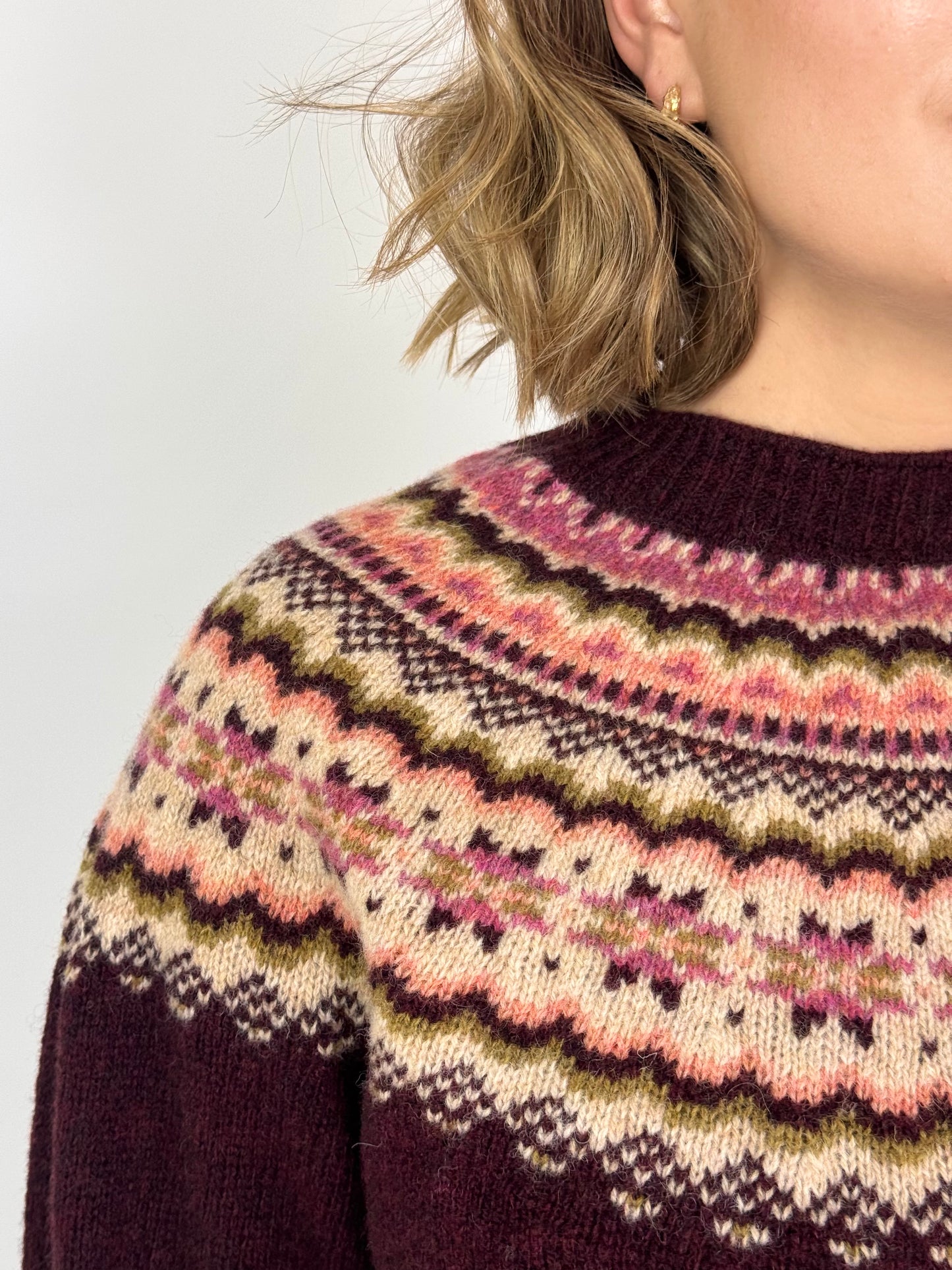 Cordelia James Heidi Jumper Beetroot