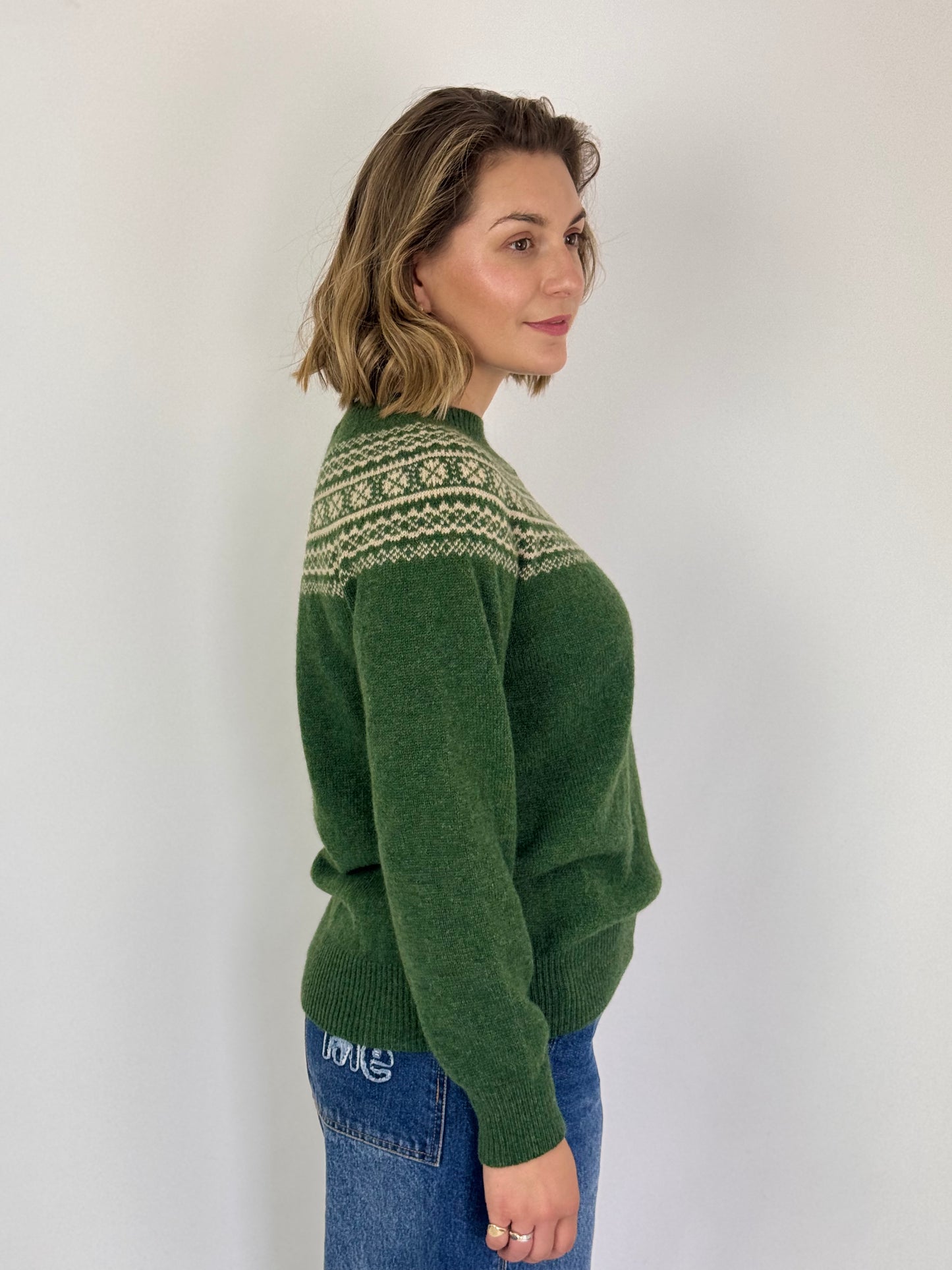 Cordelia James Holly Jumper Serpentine/Oat