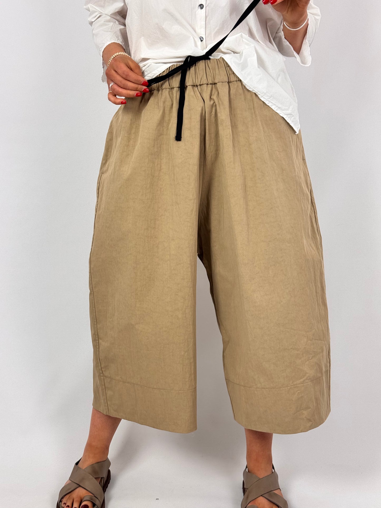 Album Di Famiglia 255 WG Wide Trousers Gold