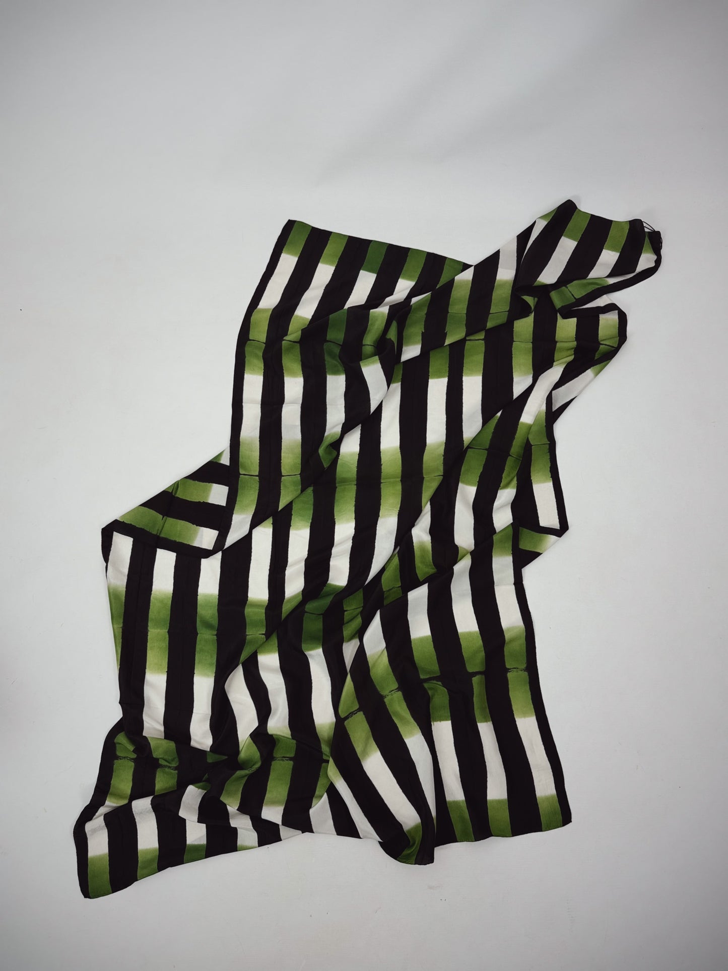 Denovembre Rayures Scarf Green/Black