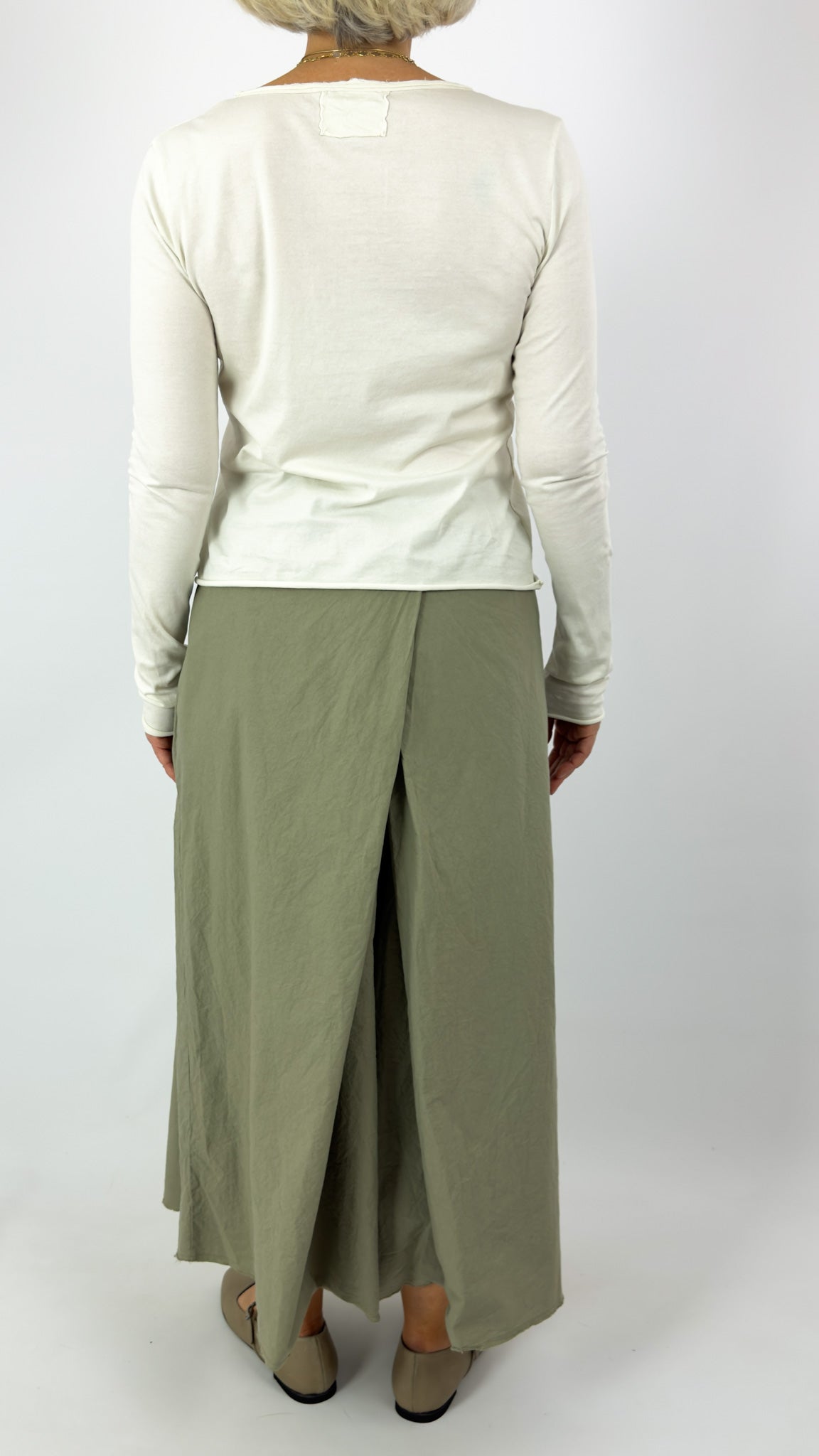 Hannoh Wessel Paisley Skirt / Trousers Khaki