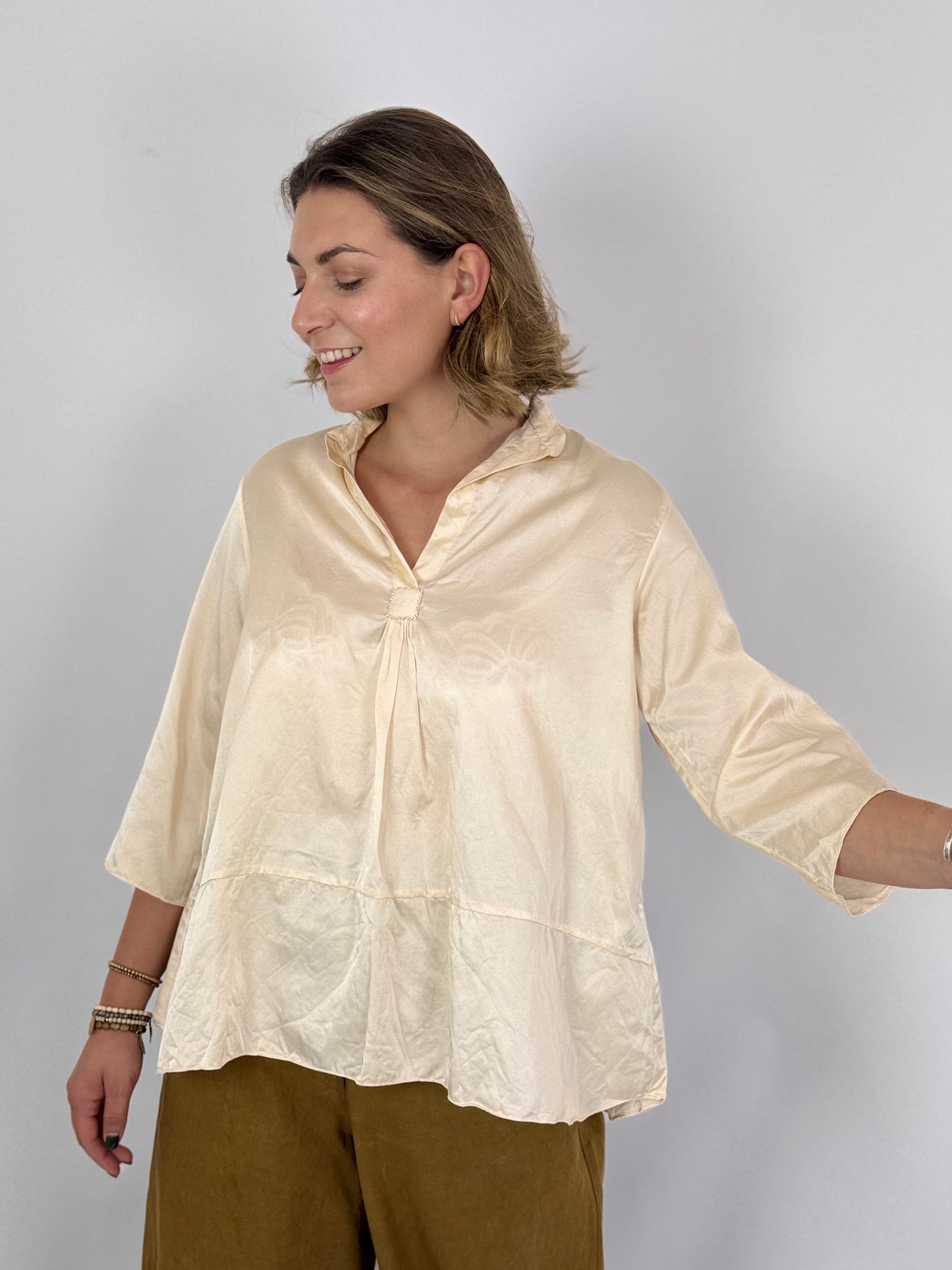 Sula Sunny Shirt Eggnog
