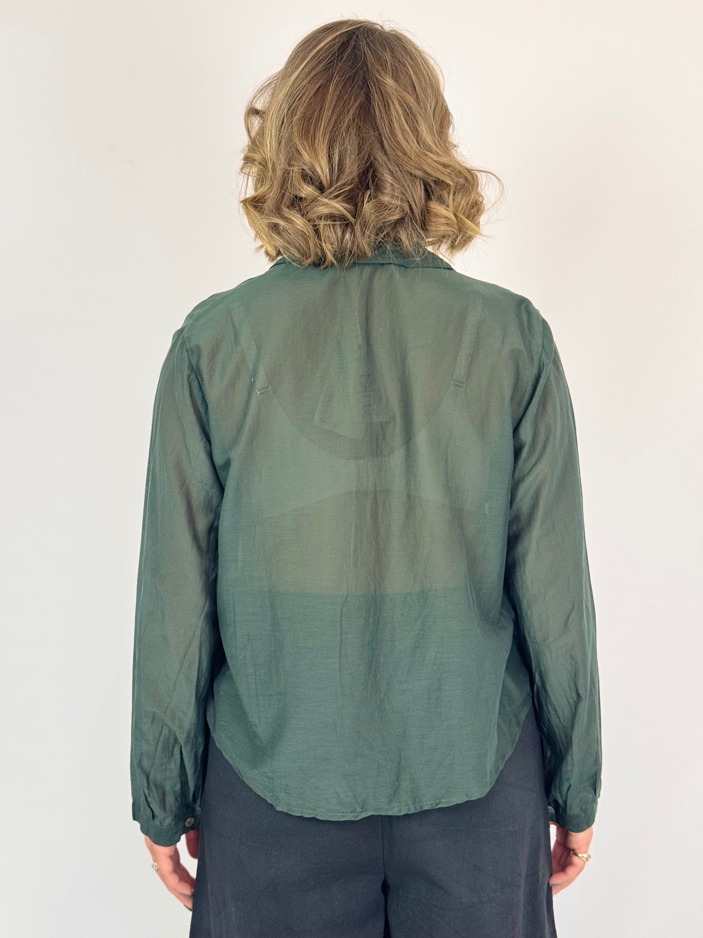 Sula Secret Button Shirt Jet Set