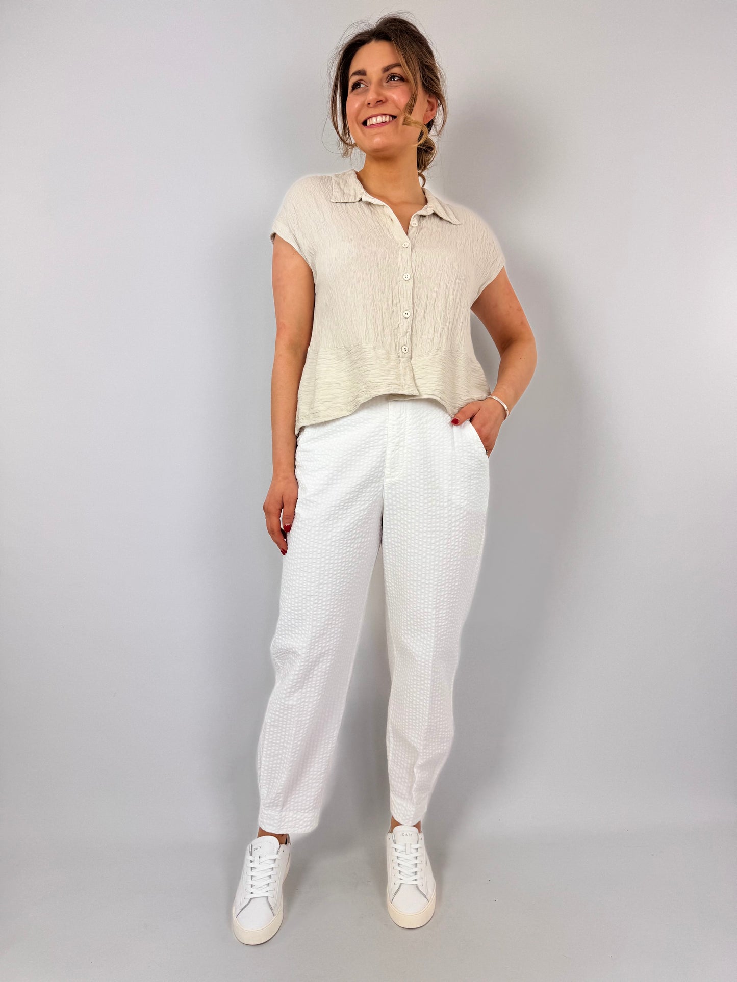 European Culture 05Z0 Trousers White