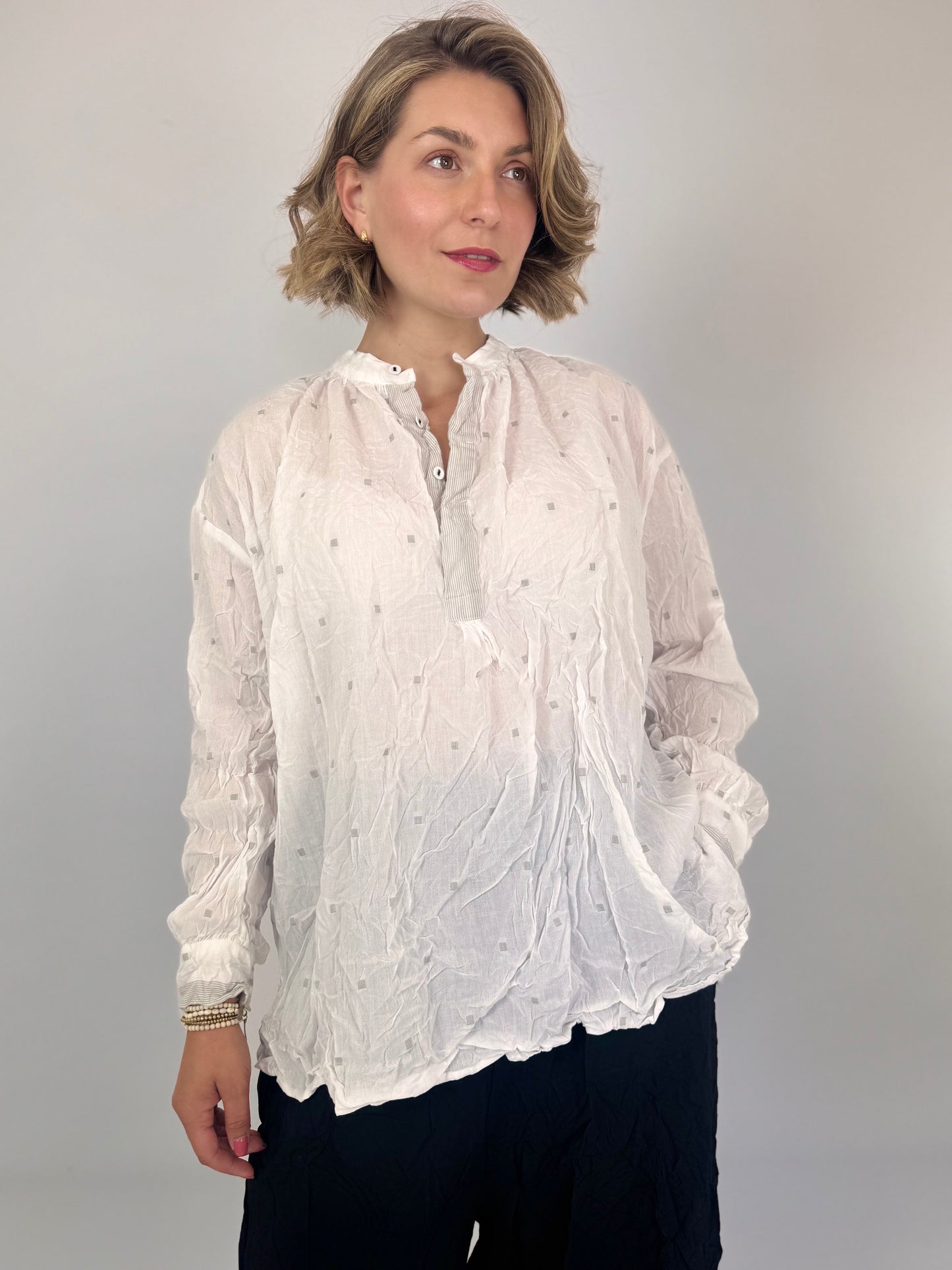 Pas De Calais 6680 Blouse Off White