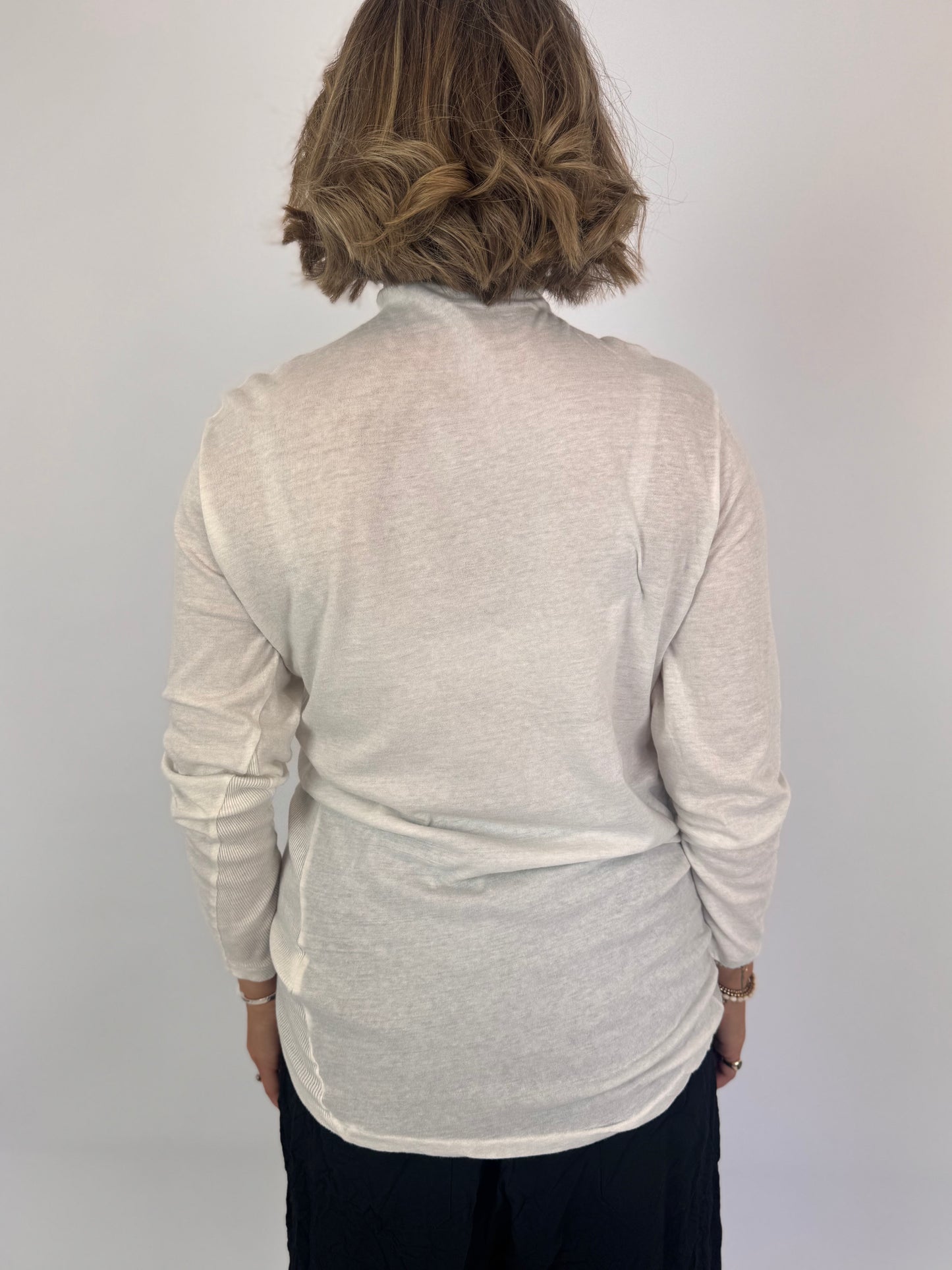 Pas De Calais 1041 Turtleneck Jumper Ivory