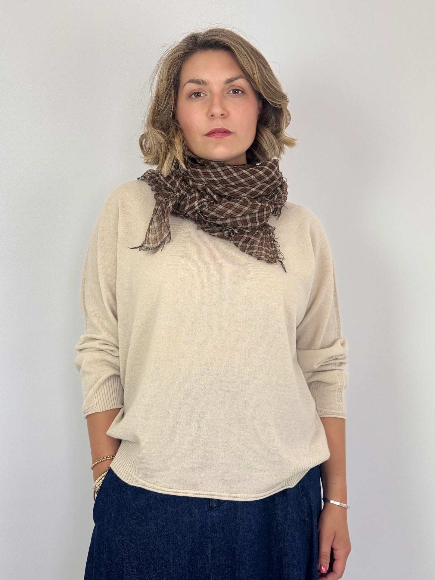 Pas De Calais 2607 Jumper Ivory