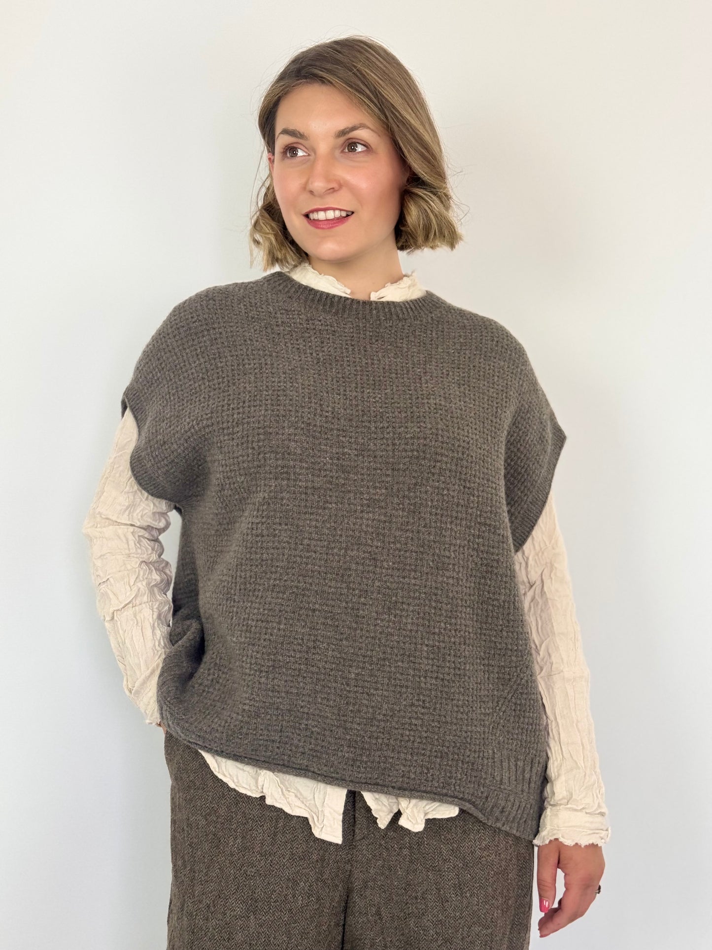 Pas De Calais 2606 Jumper Greige