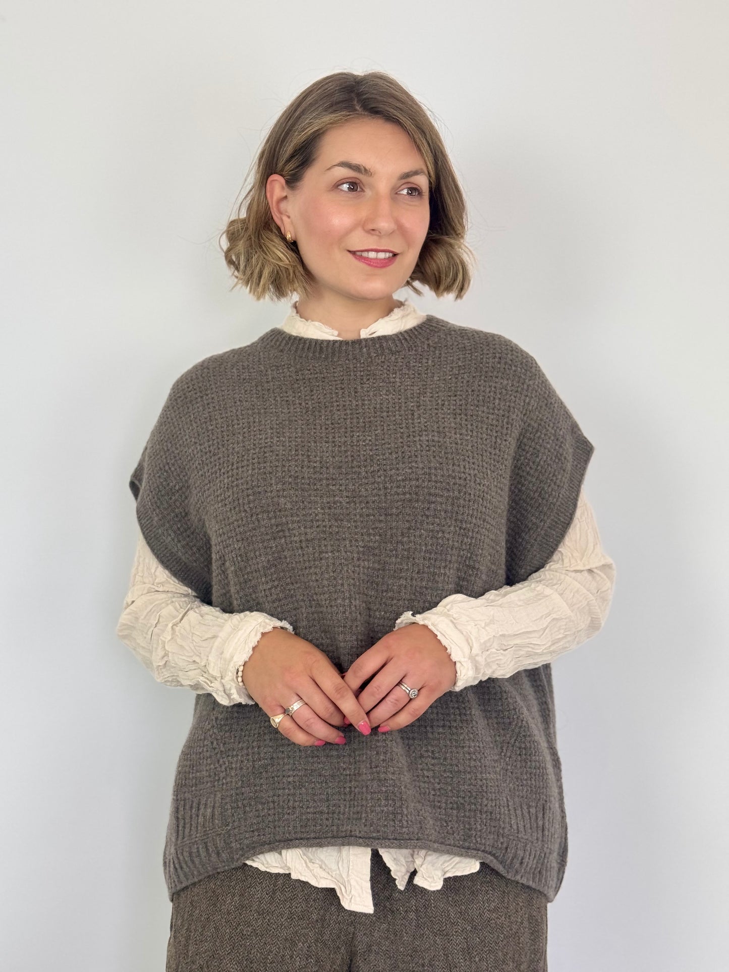 Pas De Calais 2606 Jumper Greige