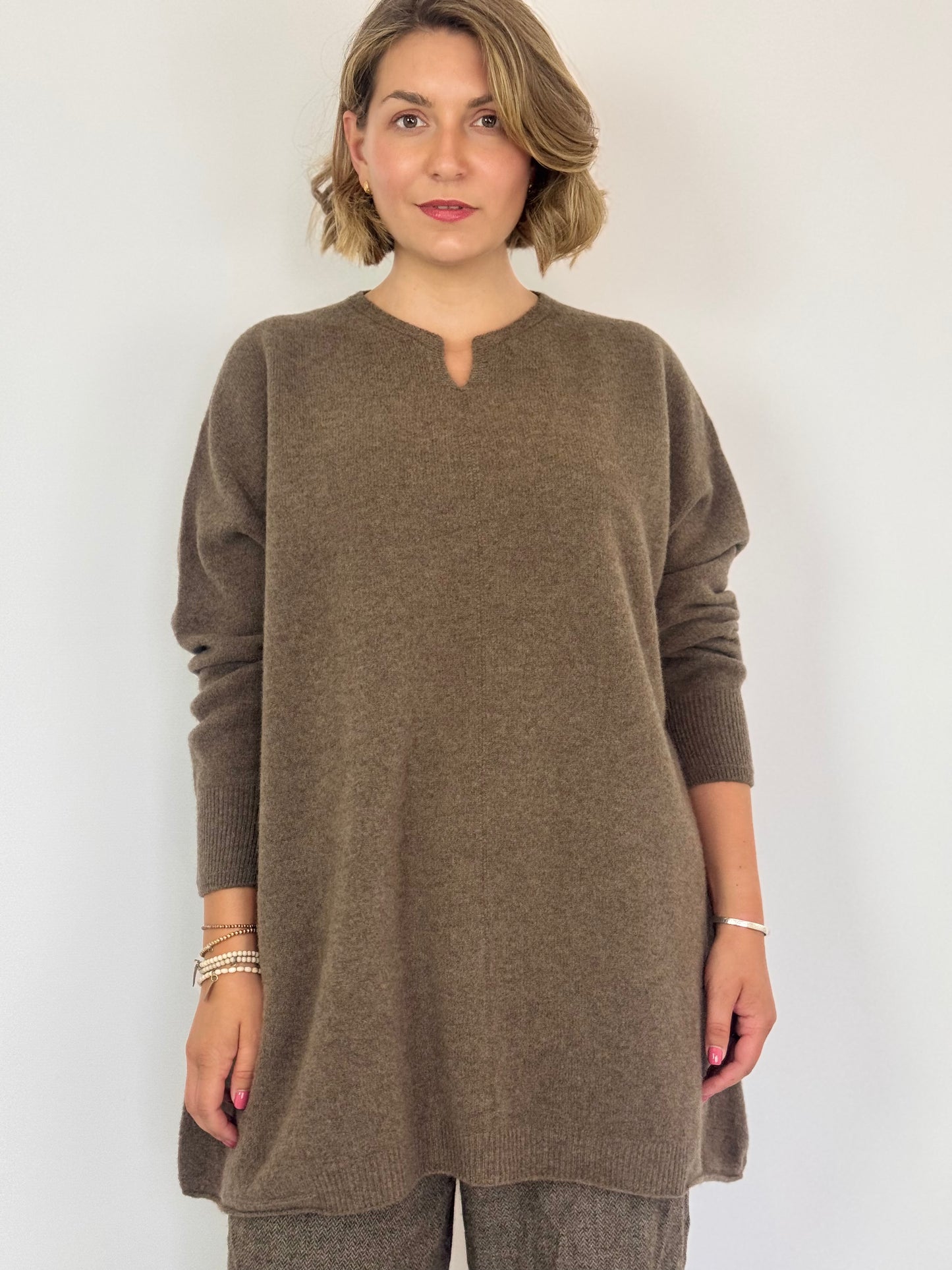 Pas de Calais 2603 Jumper Brown
