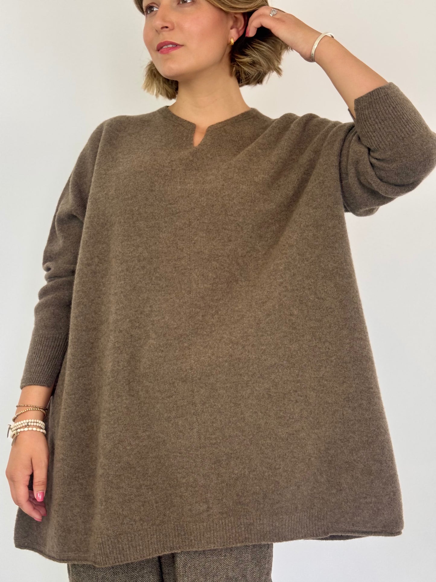 Pas de Calais 2603 Jumper Brown