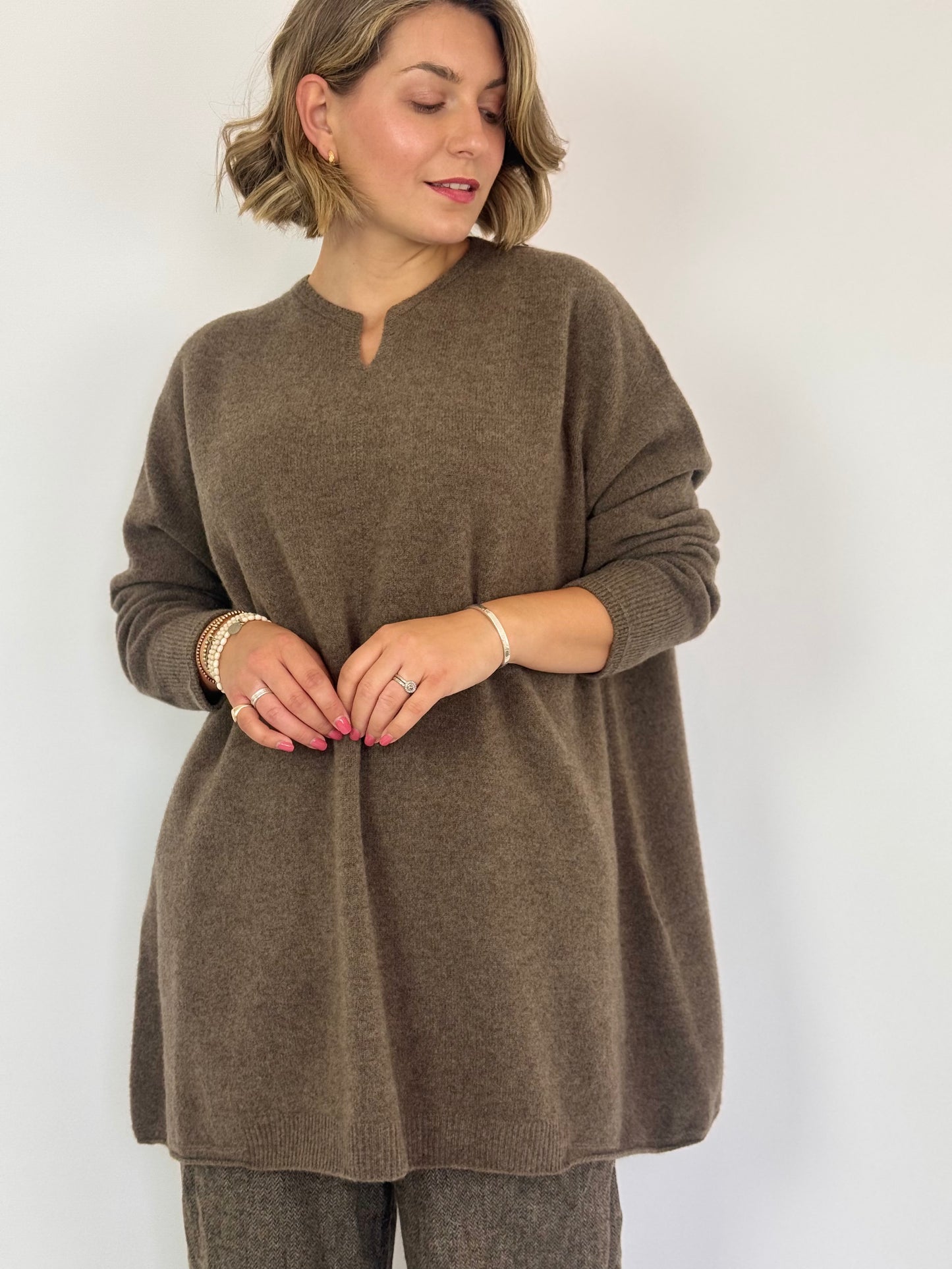 Pas de Calais 2603 Jumper Brown