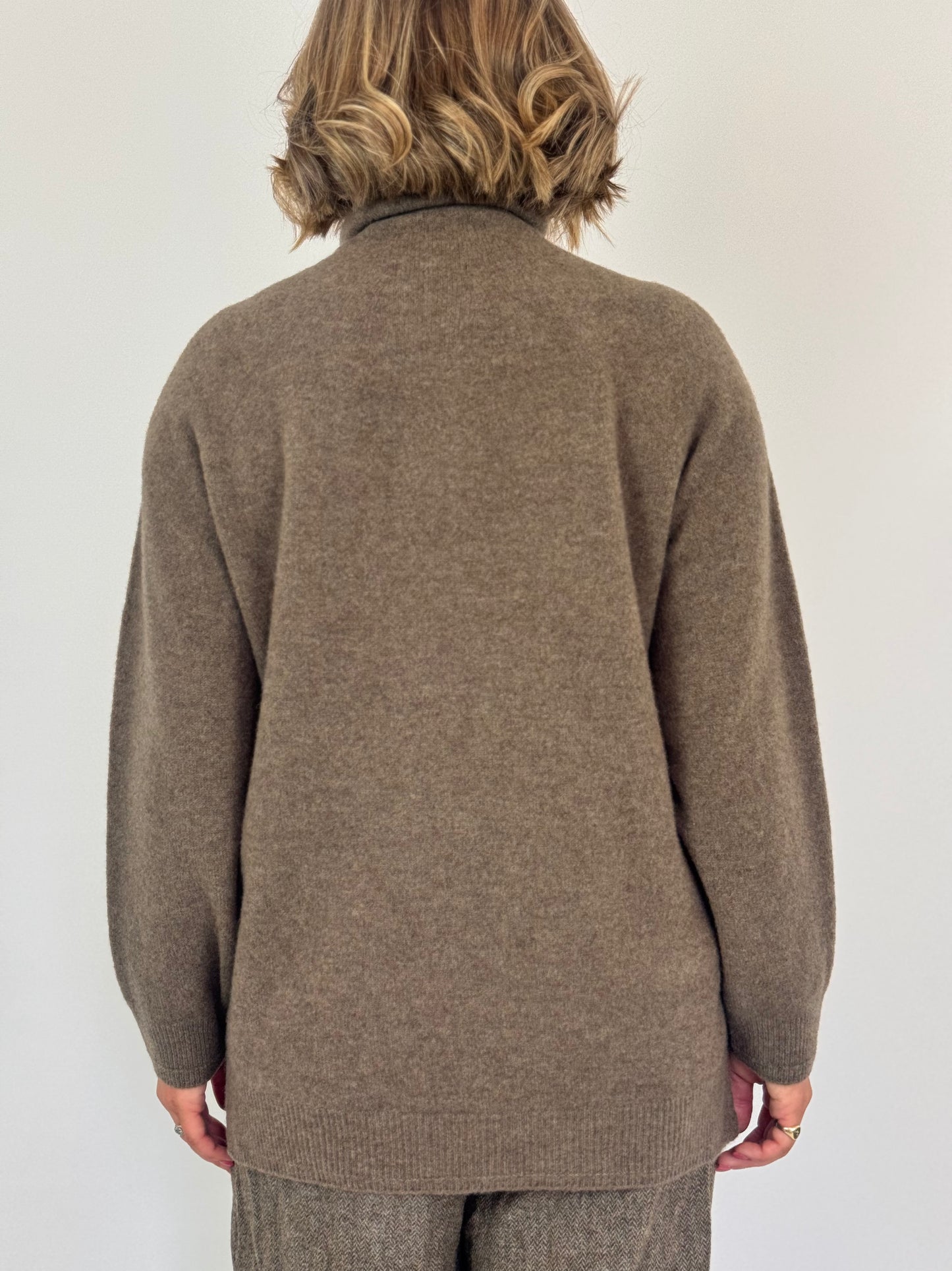 Pas De Calais 2600 Turtleneck Jumper Brown