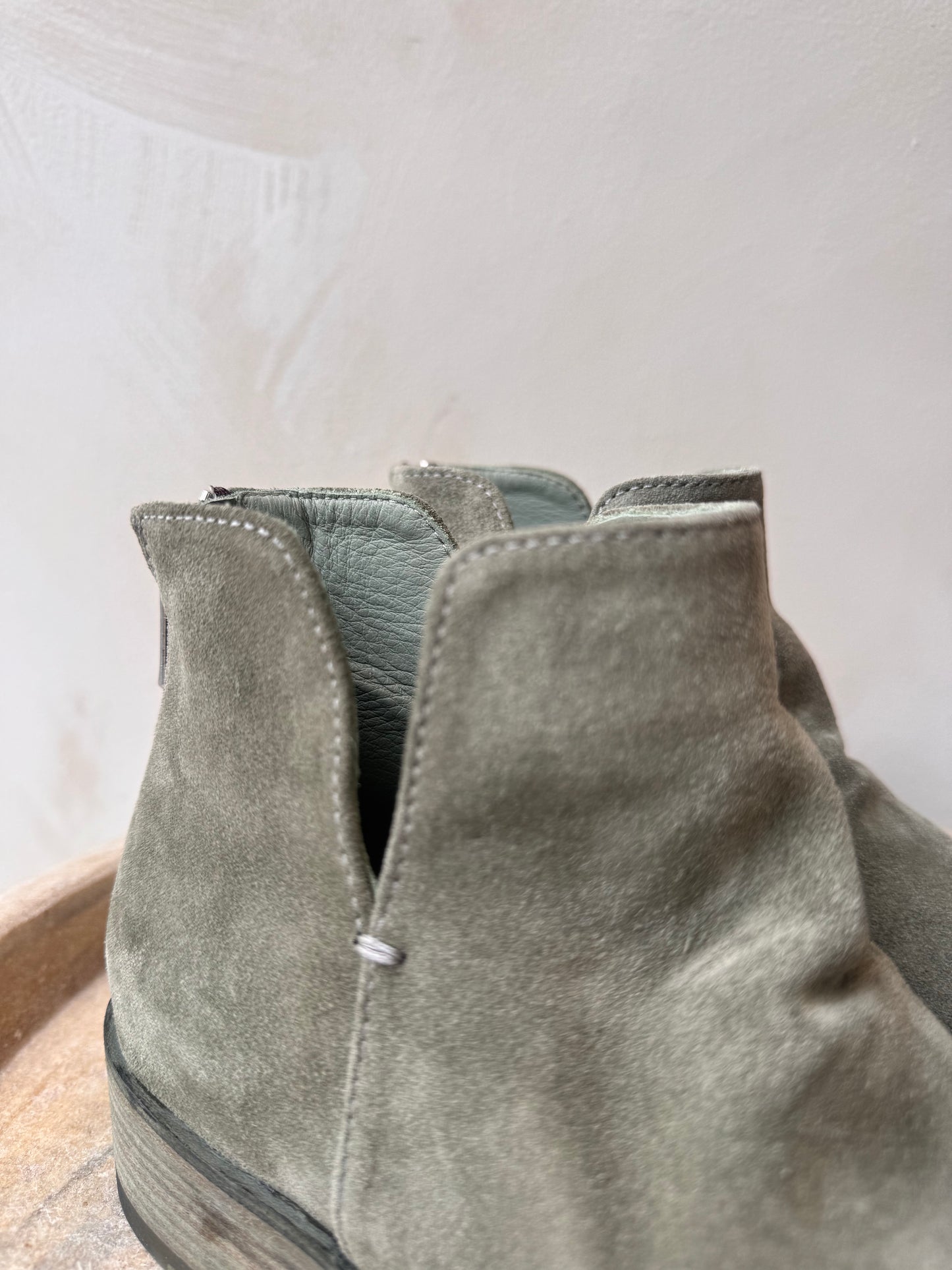 Officine Creative Shantel 003 Boots Smoked Green