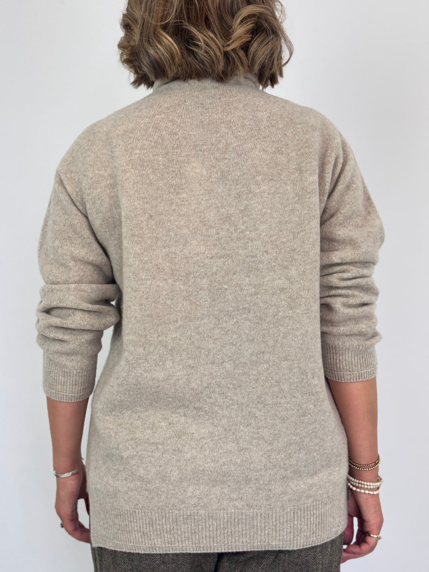Pas De Calais 2600 Turtleneck Jumper Beige
