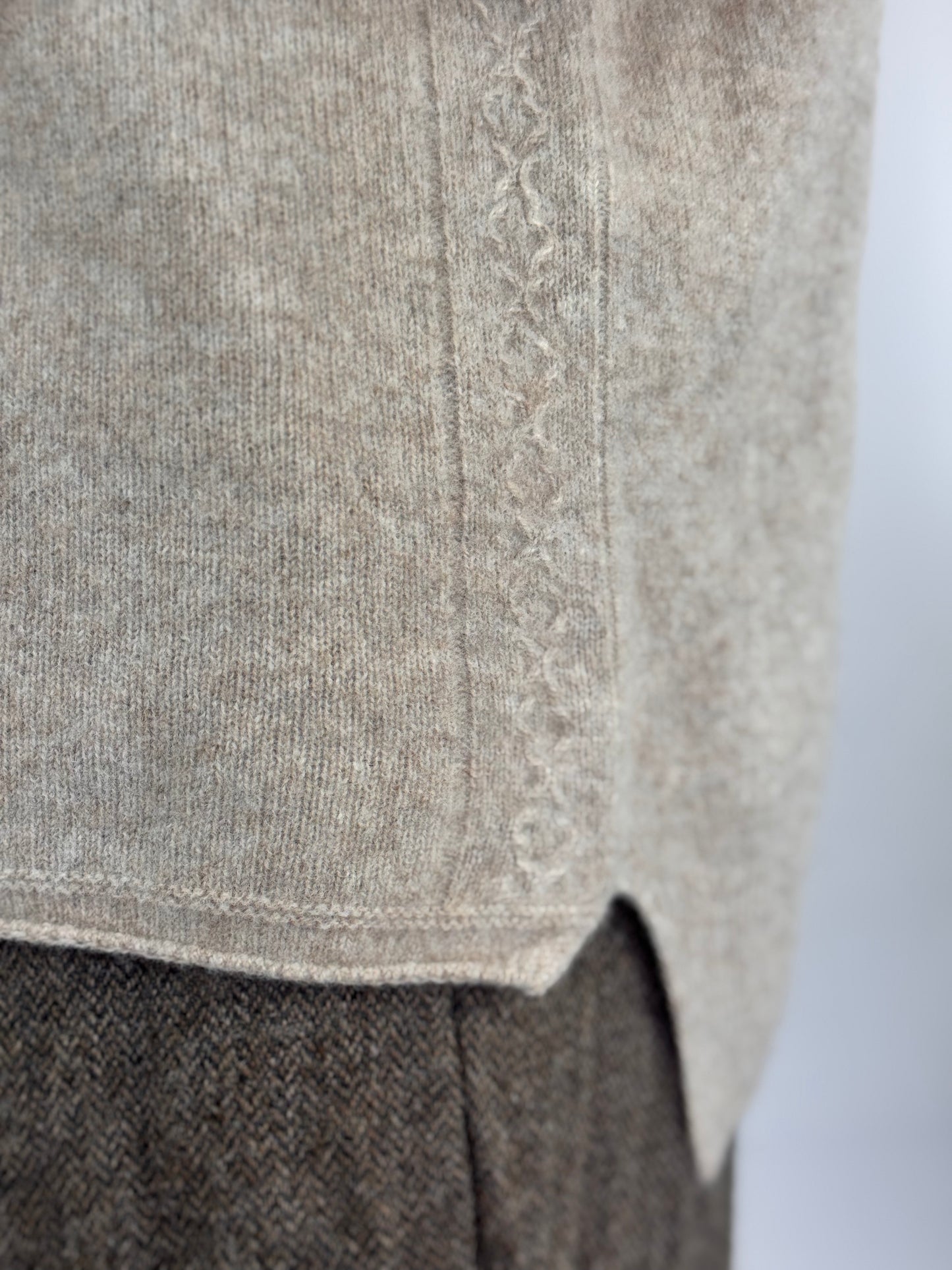 Pas De Calais 2600 Turtleneck Jumper Beige