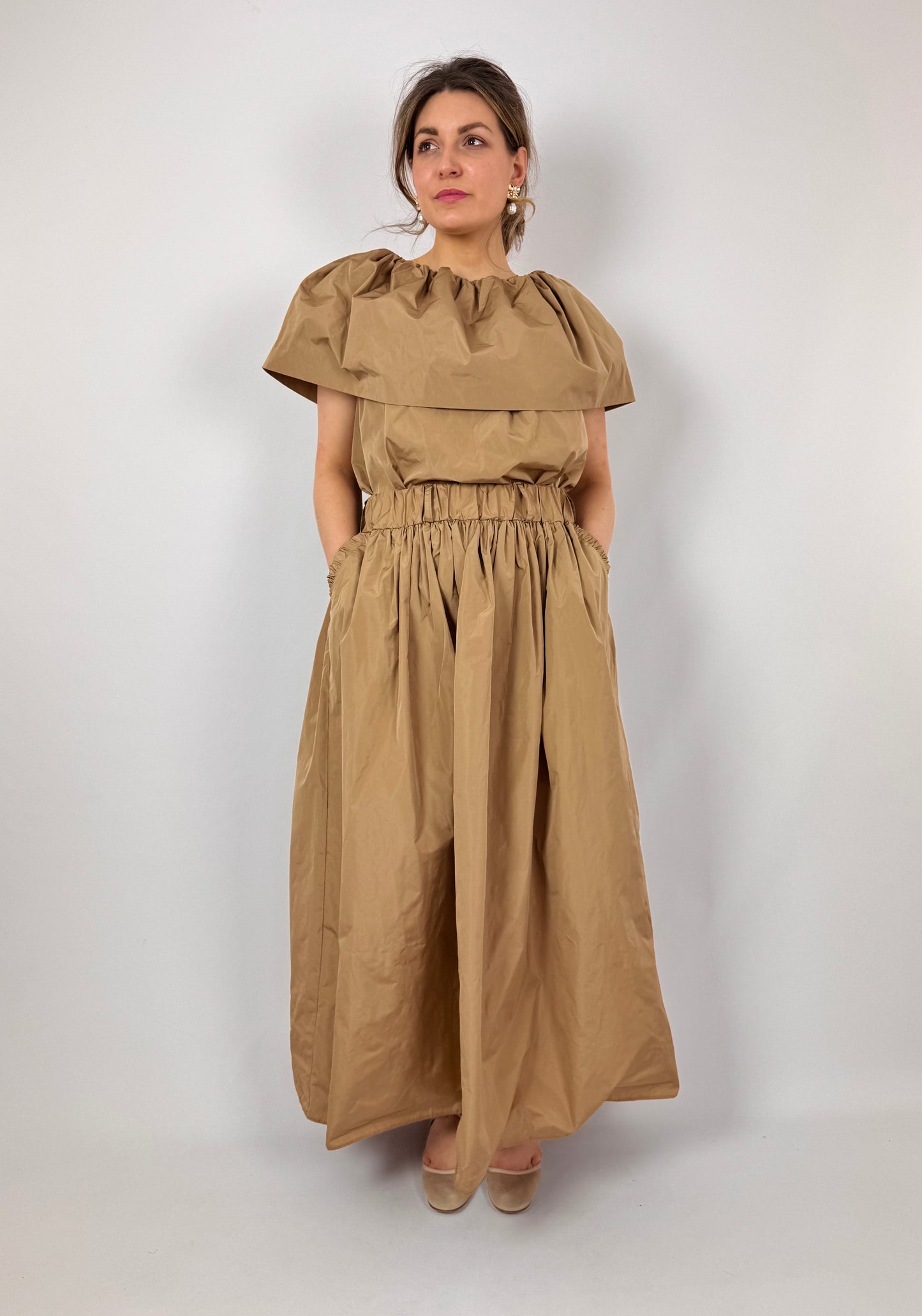 Roisin Linnane Reese Blouse Caramel