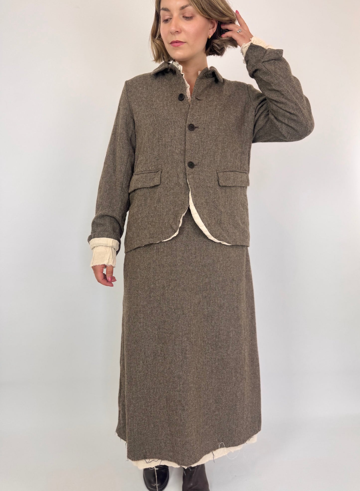 Pas De Calais 7382 Skirt Beige