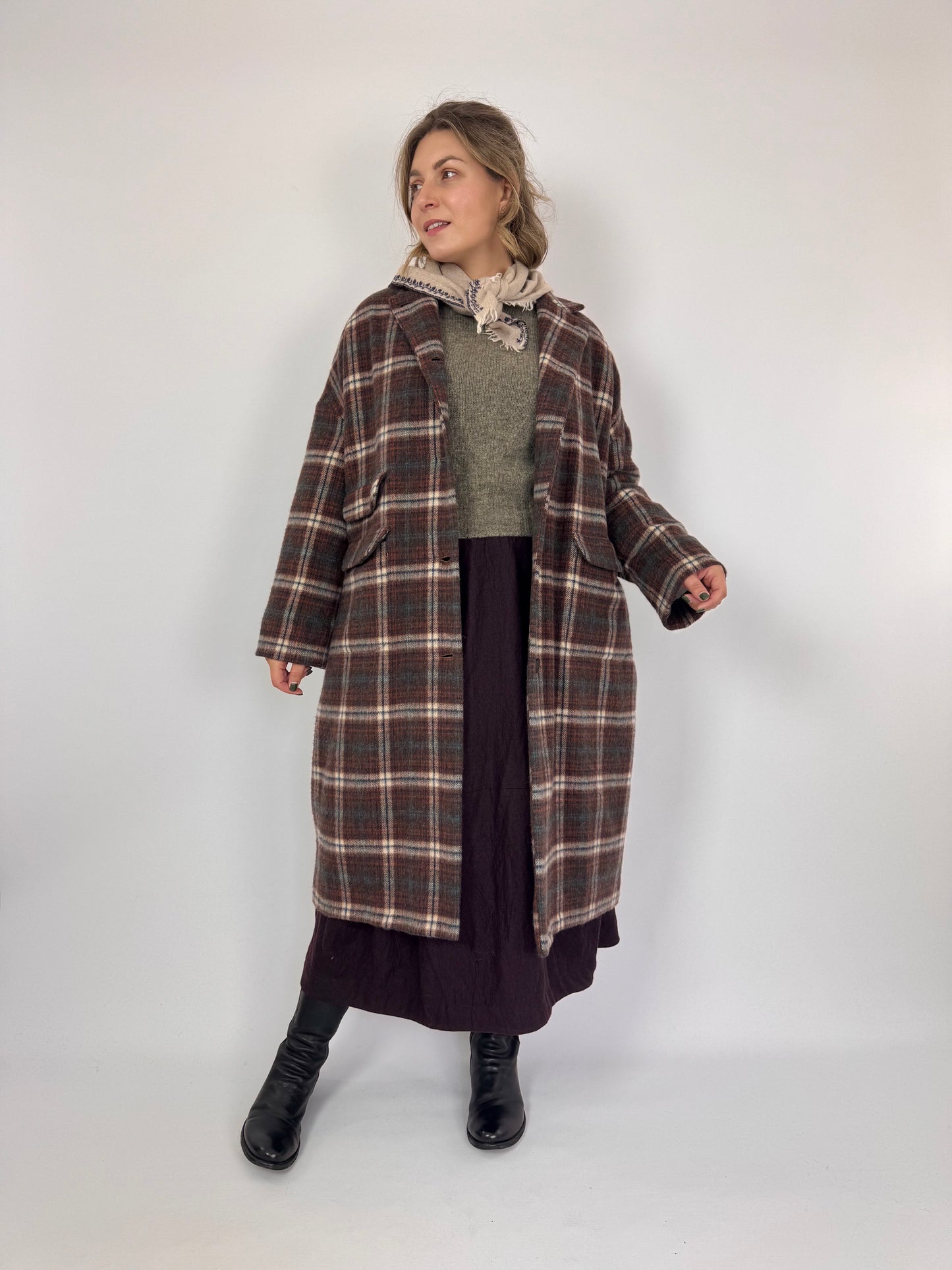 Minina Carol Coat Brown