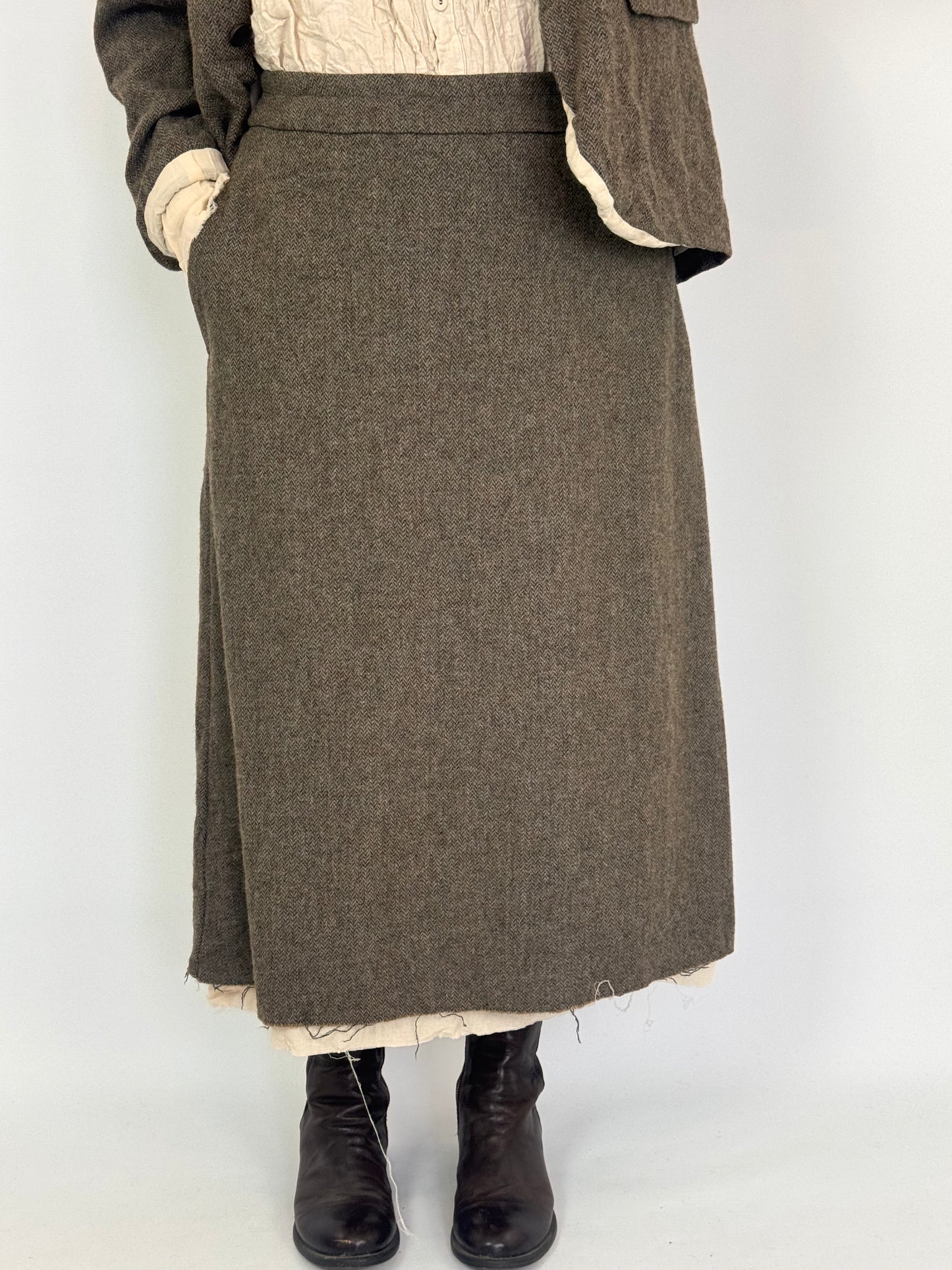 Pas De Calais 7382 Skirt Beige