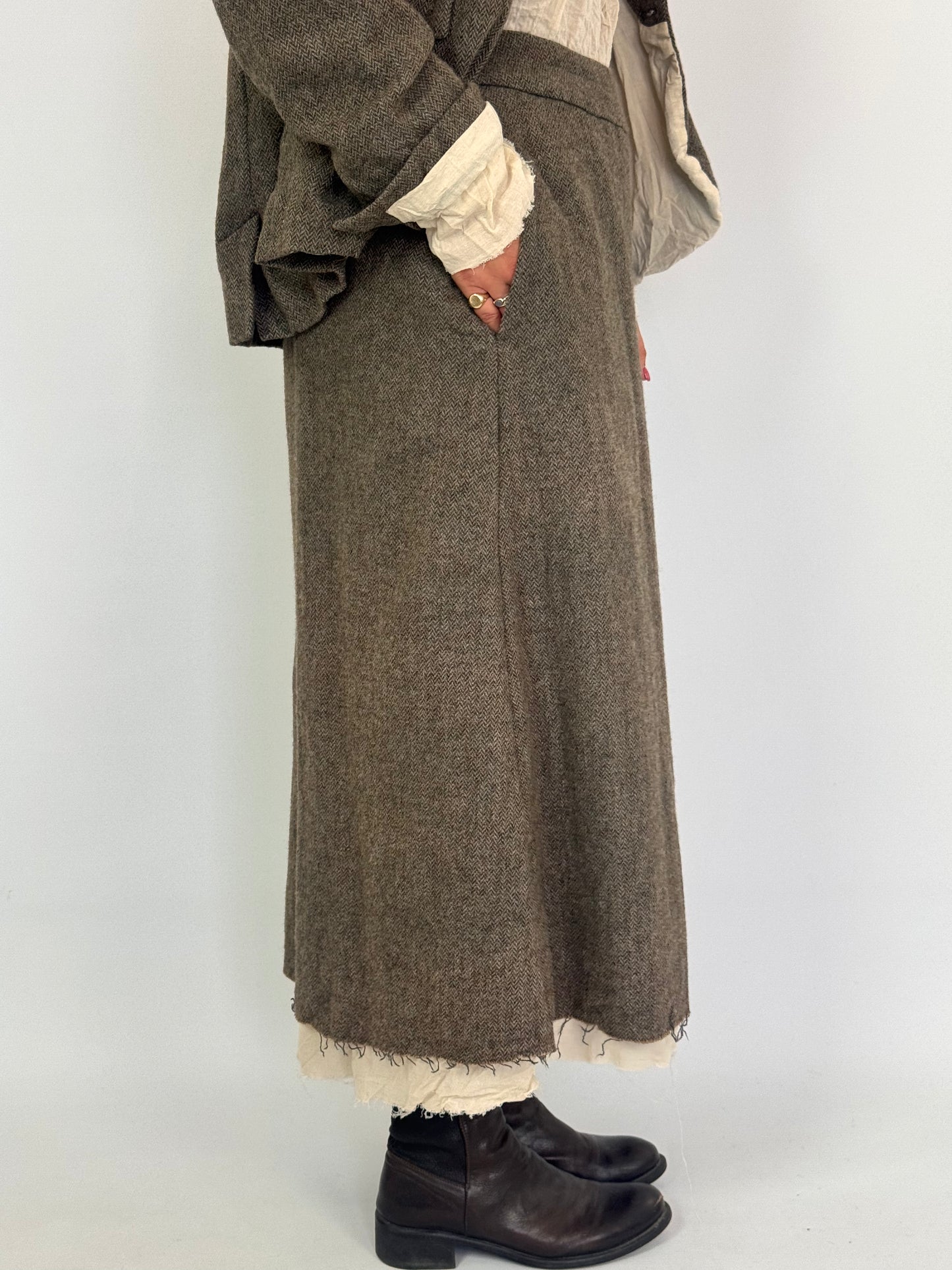 Pas De Calais 7382 Skirt Beige
