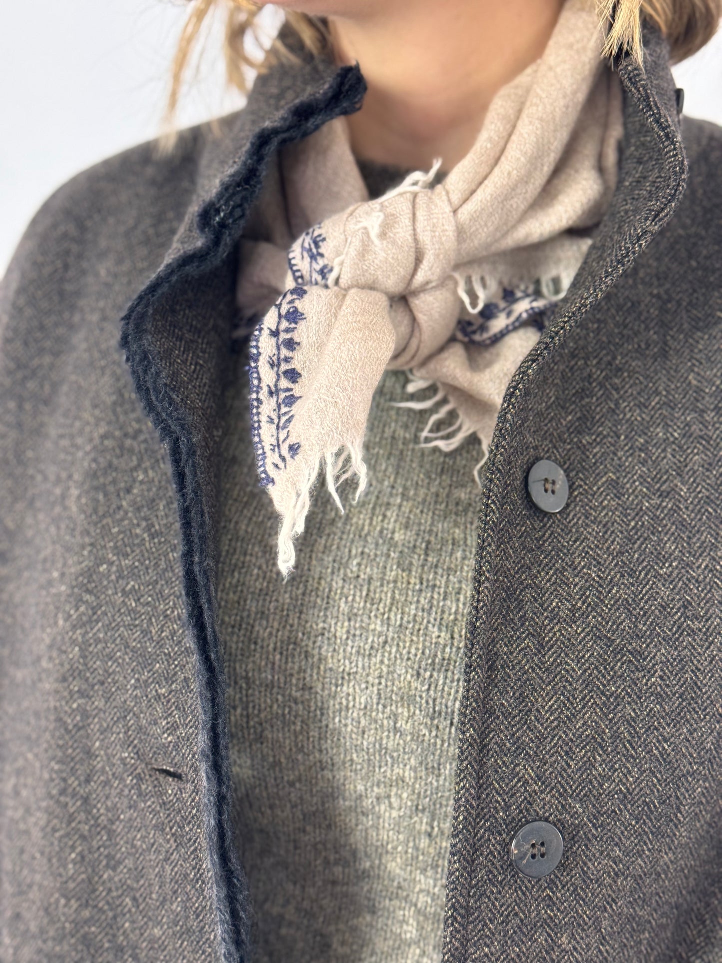 Minina Tosca Coat Herringbone