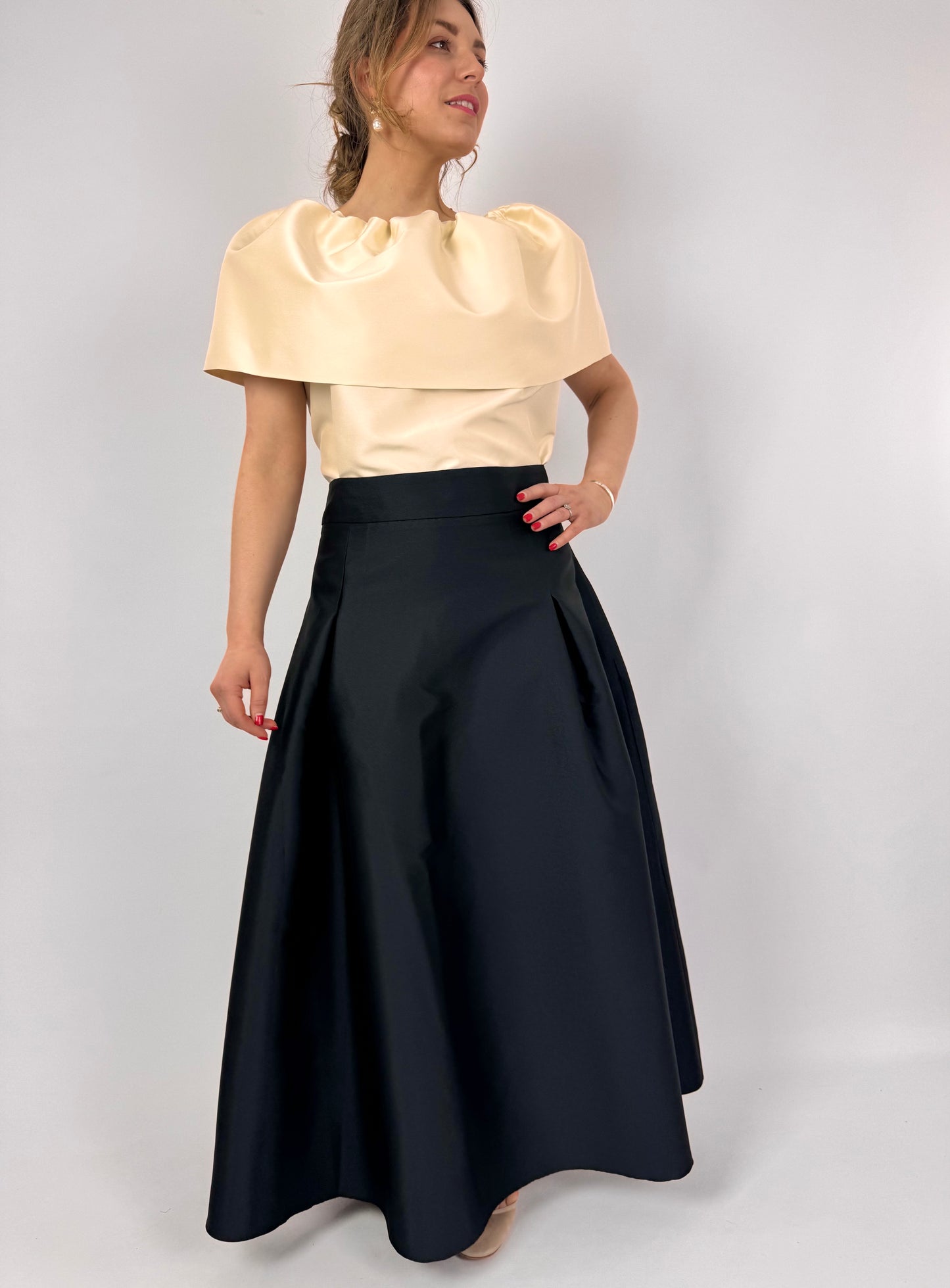 Roisin Linnane Halston Skirt Black