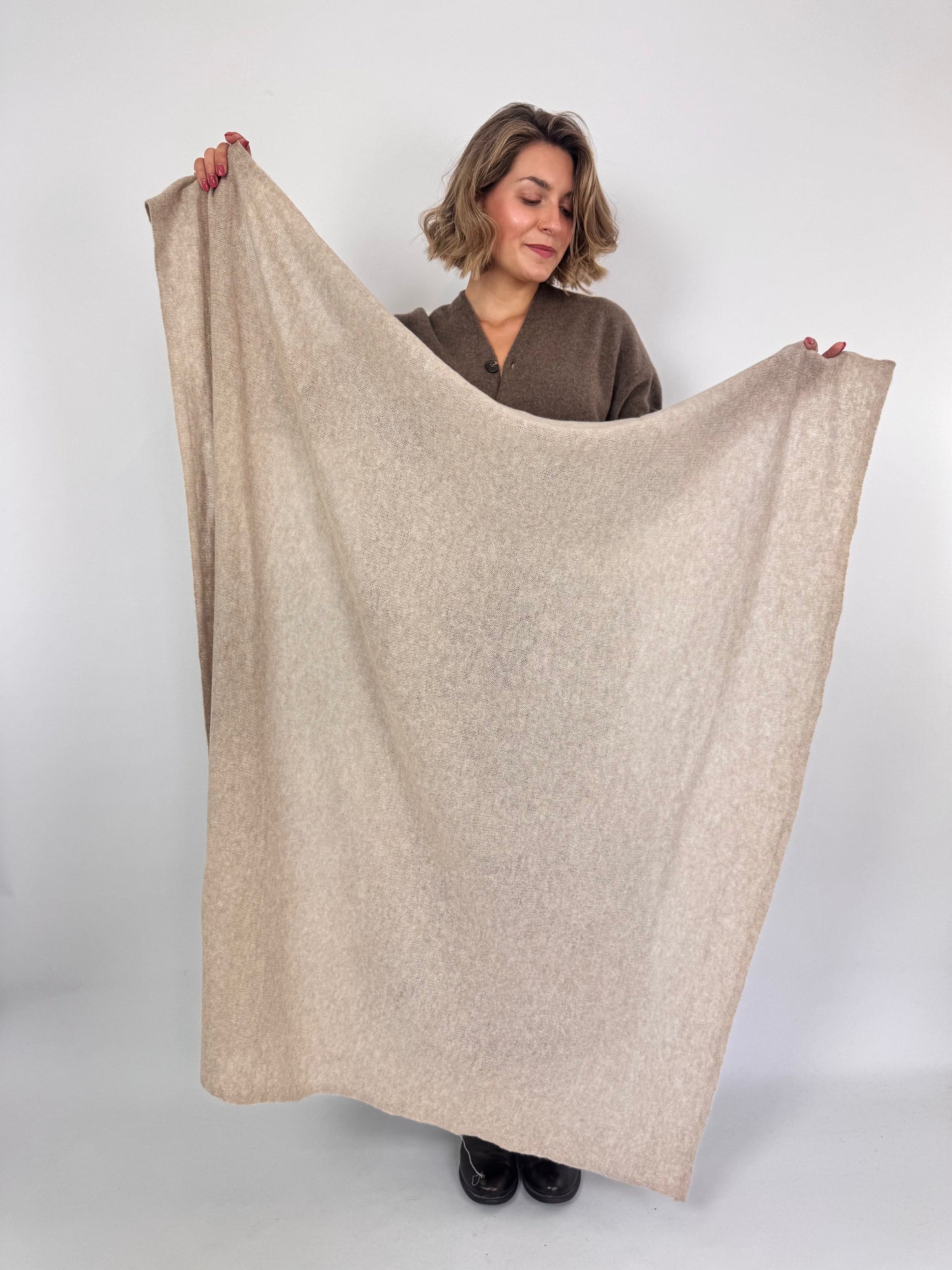 Pas De Calais 0603 Scarf Beige