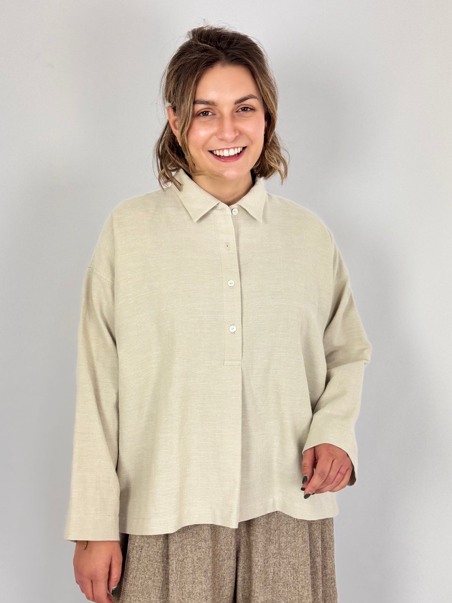 Muku C1383 Shirt Ivory