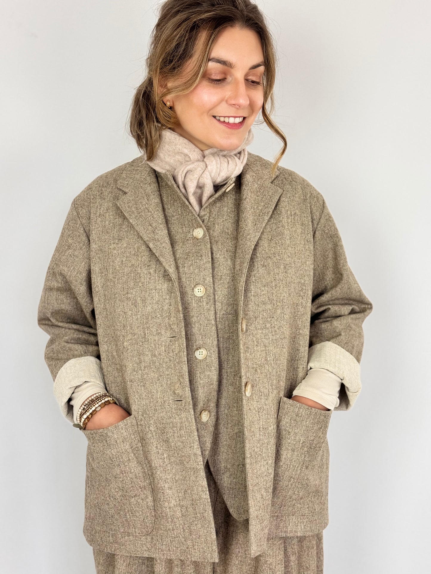 Muku C1379 Jacket Beige