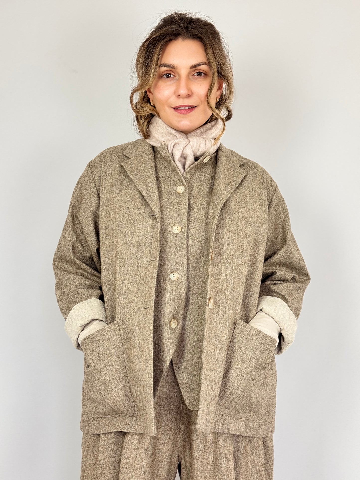 Muku C1379 Jacket Beige