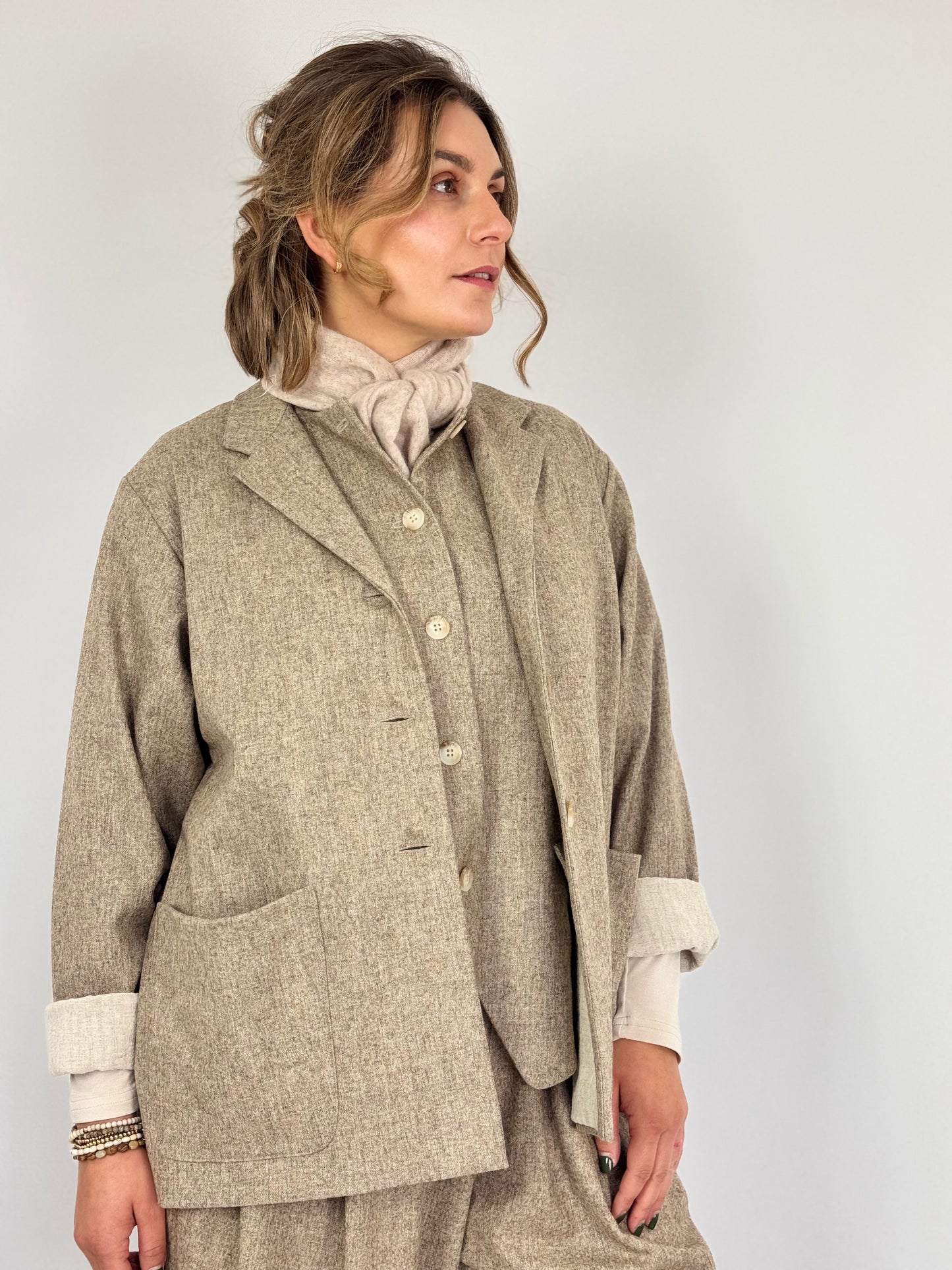 Muku C1379 Jacket Beige