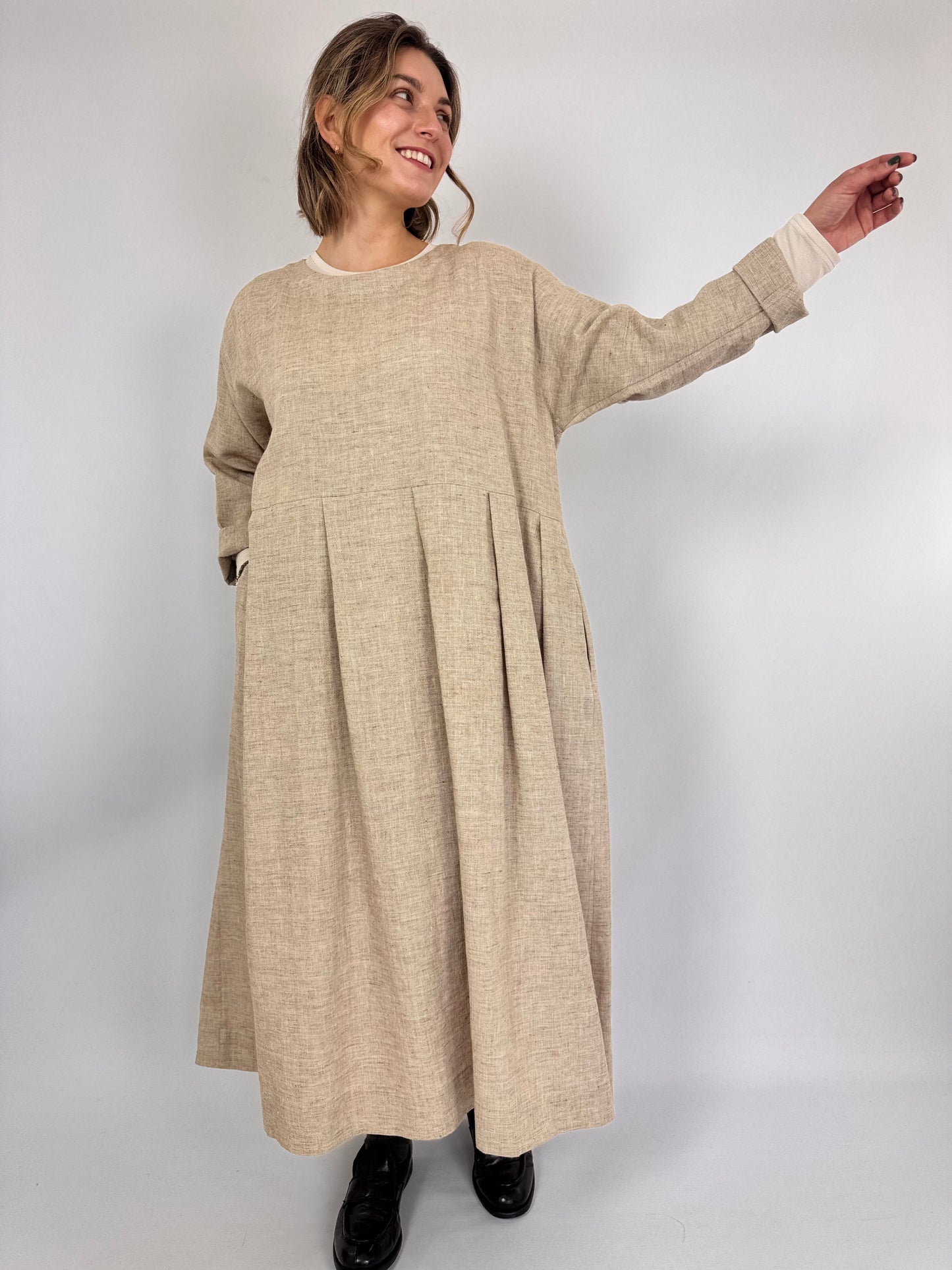 Muku C1396 Dress Sand