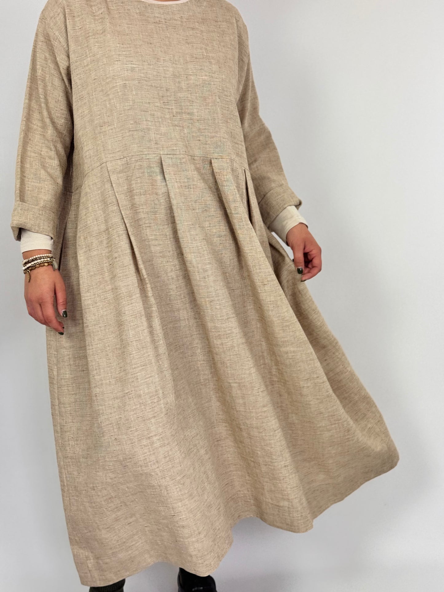 Muku C1396 Dress Sand