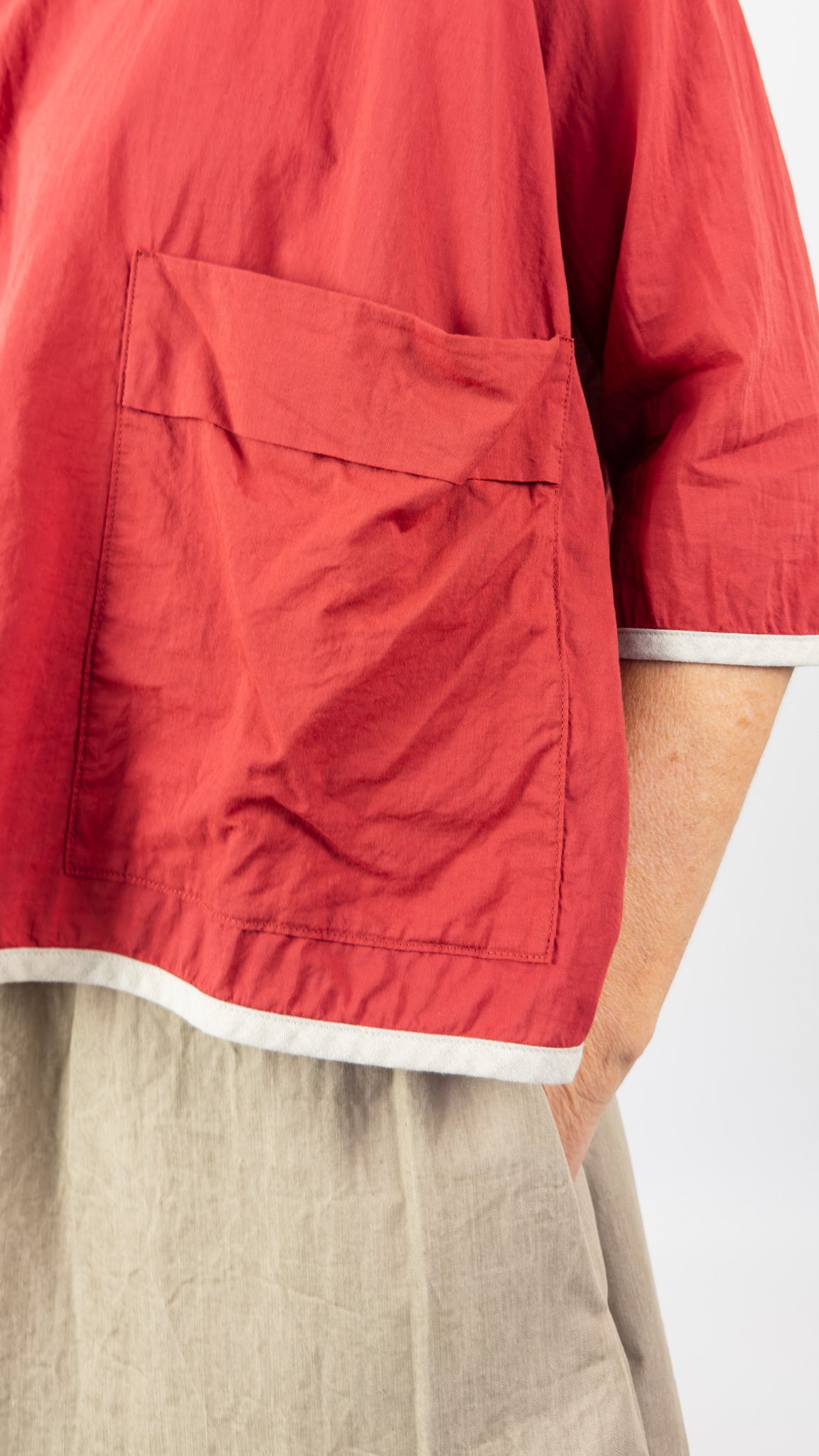 Barbara Lang SIM III Blouse Red