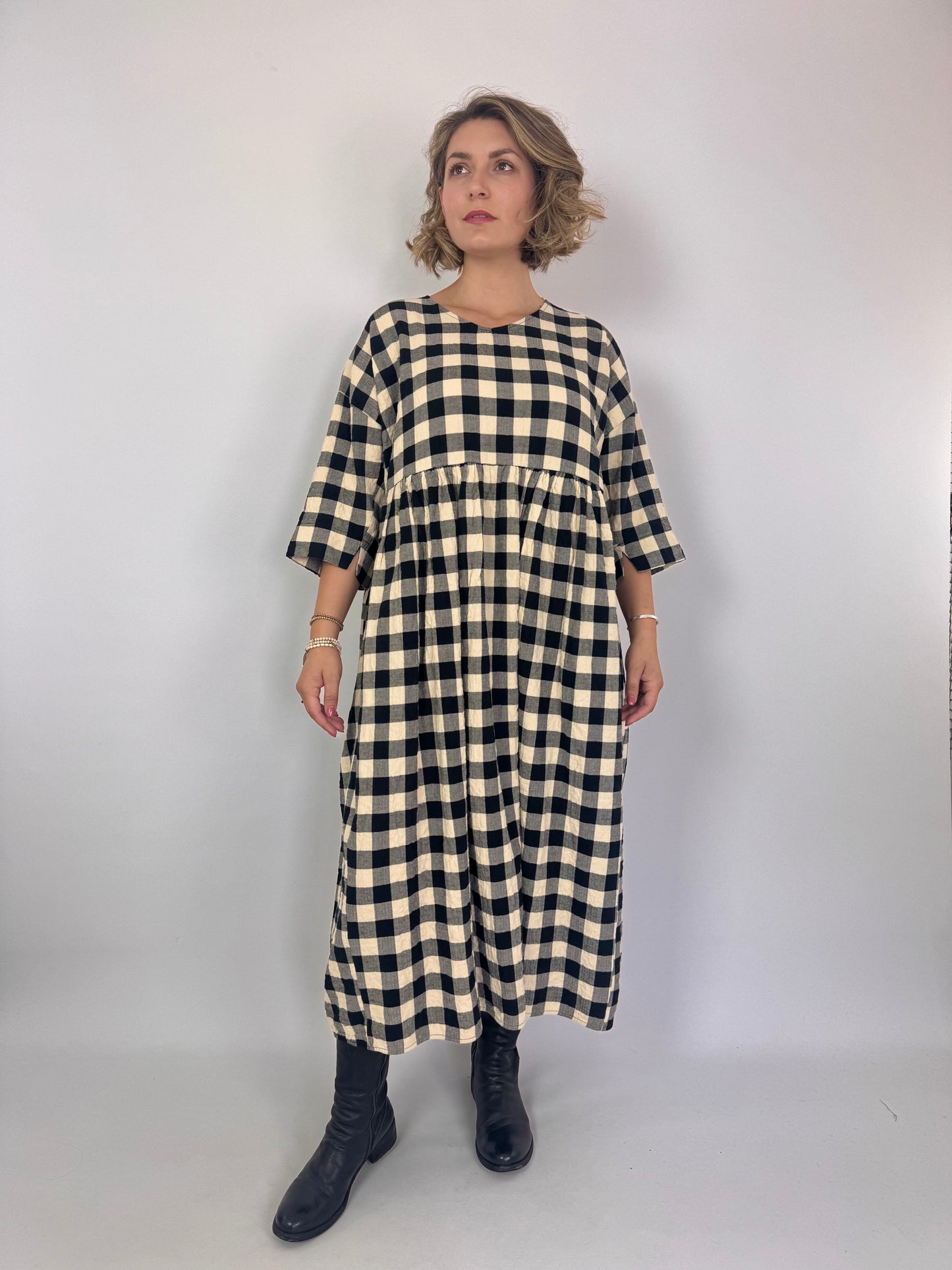 Hannoh Wessel Dominique Dress Black/White