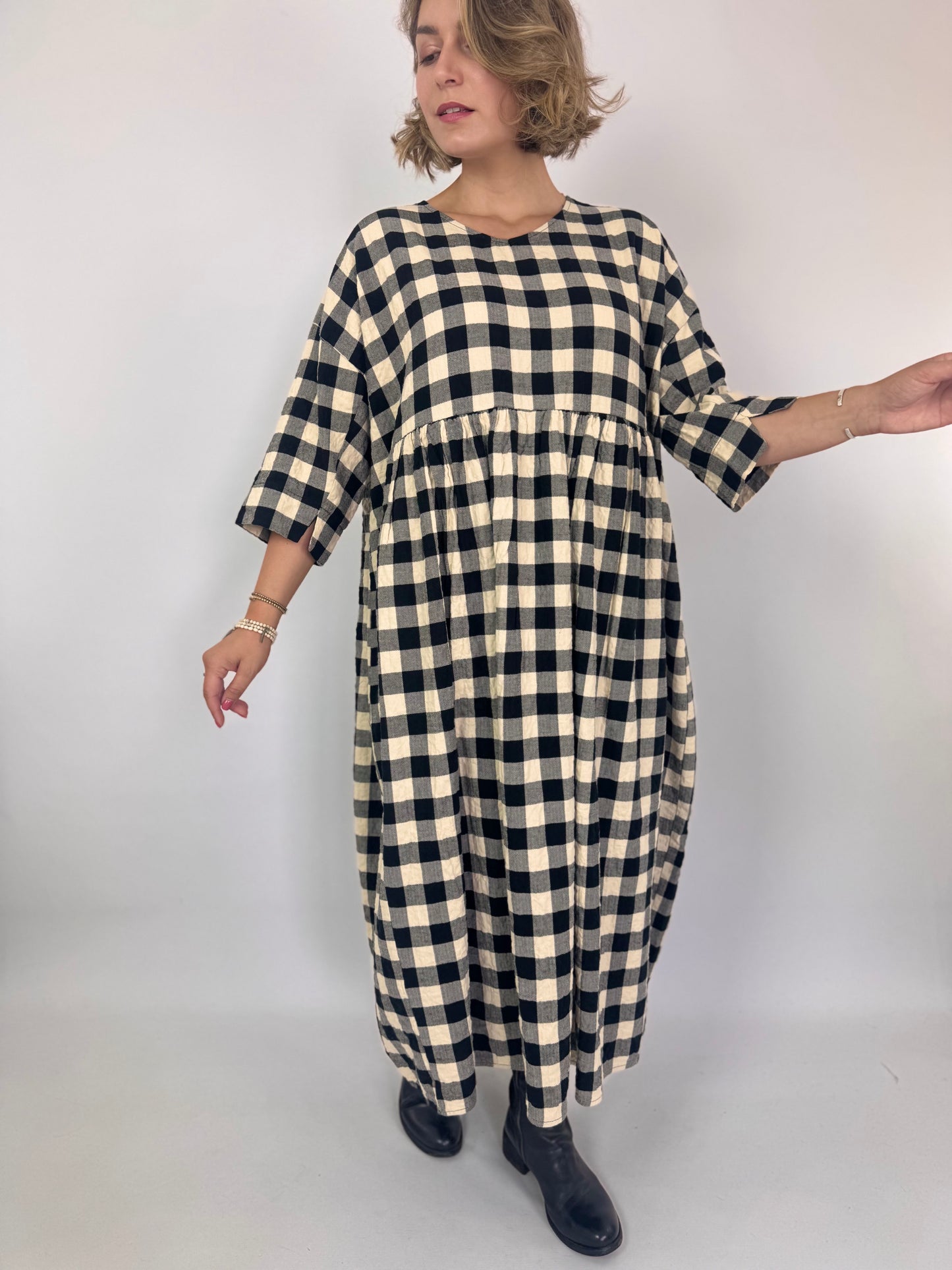Hannoh Wessel Dominique Dress Black/White