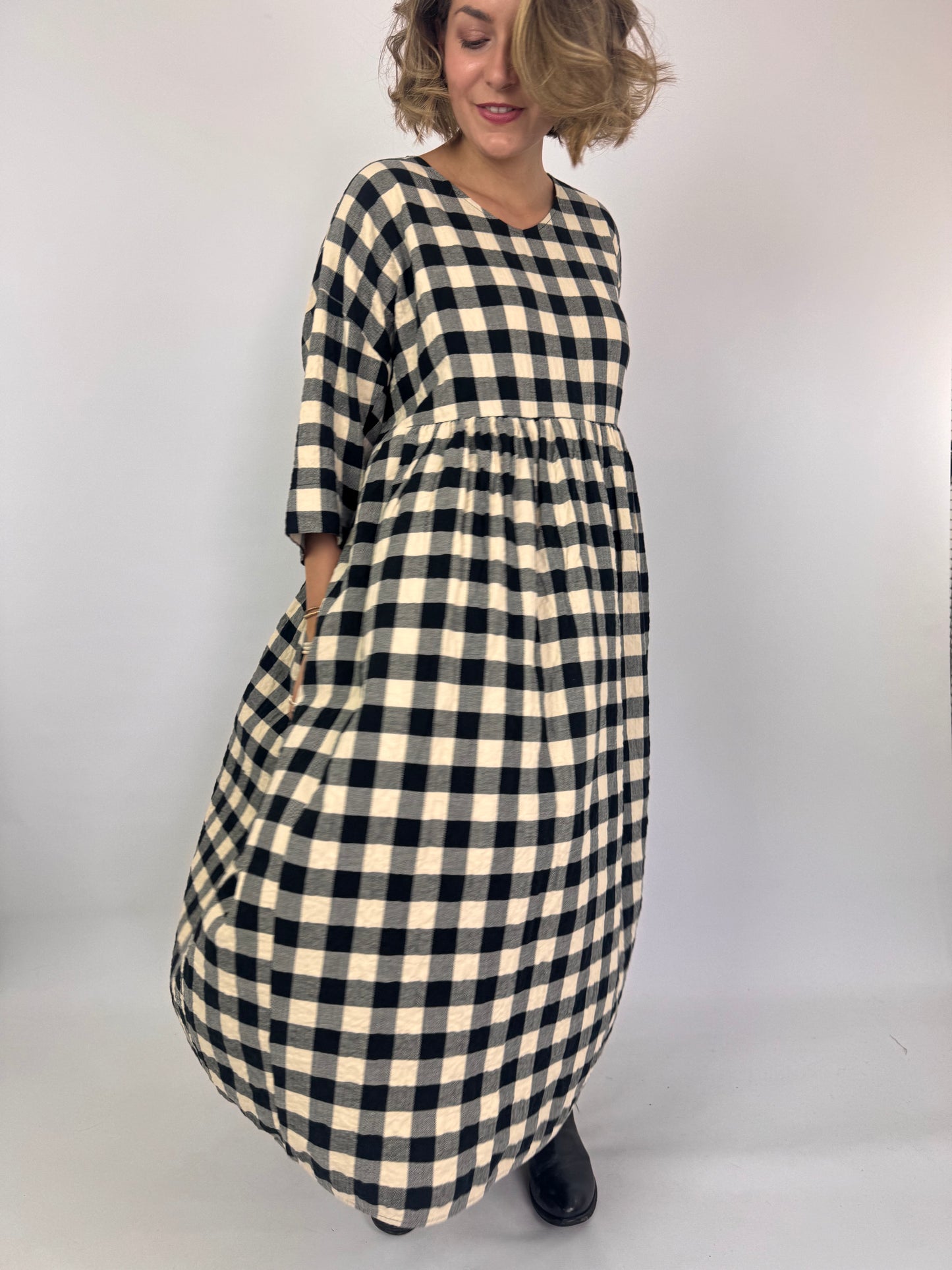 Hannoh Wessel Dominique Dress Black/White