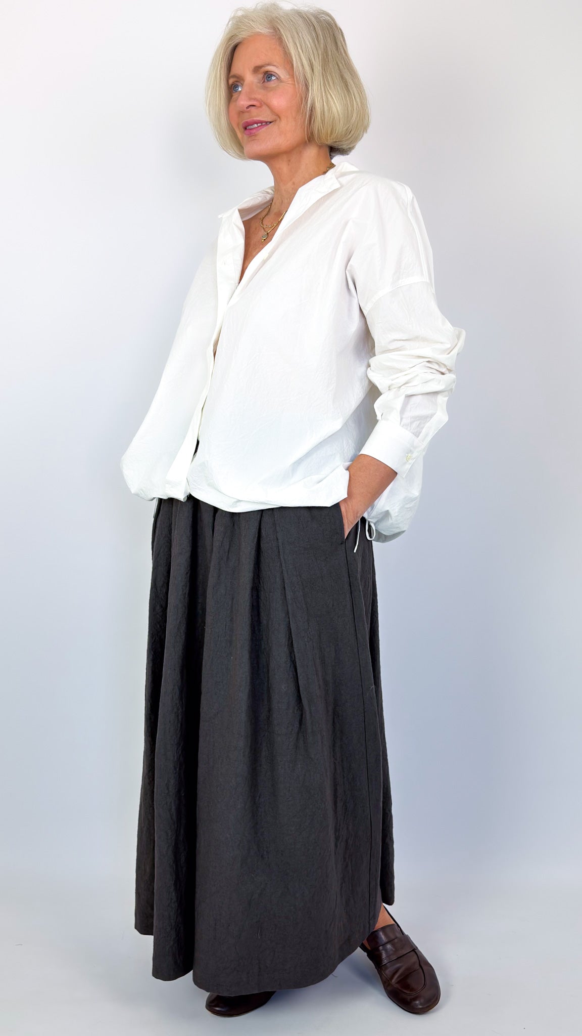 Kagure 1101 Skirt Charcoal