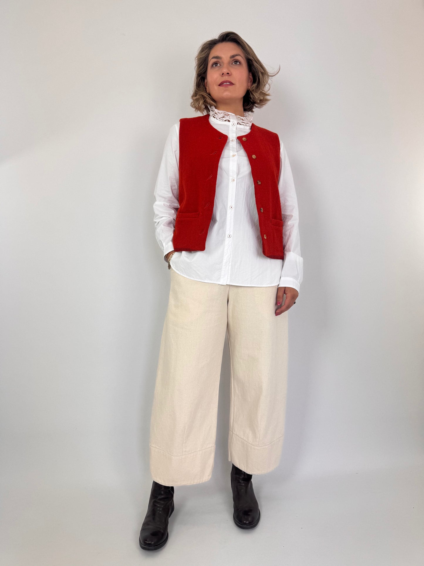 Hannoh Wessel Gerda Waistcoat Maple