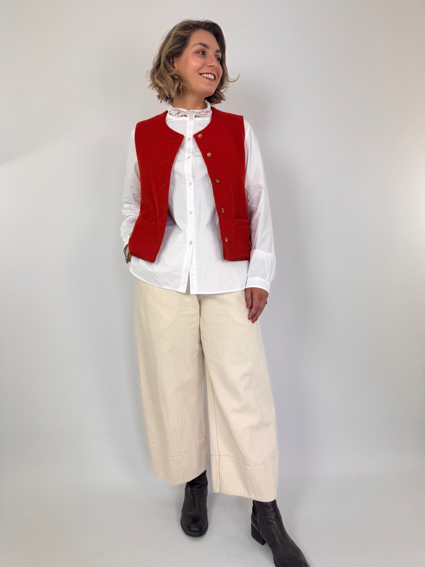Hannoh Wessel Gerda Waistcoat Maple