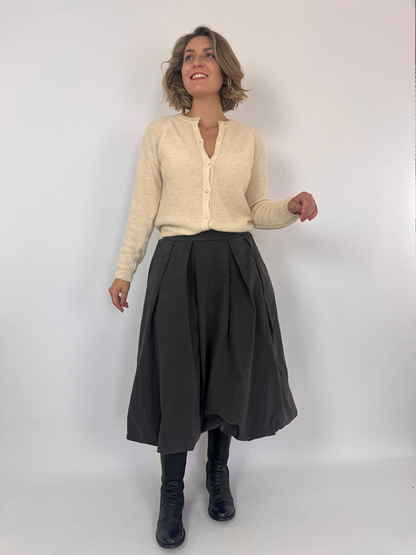MJ Watson 85-14 Cardigan Natural