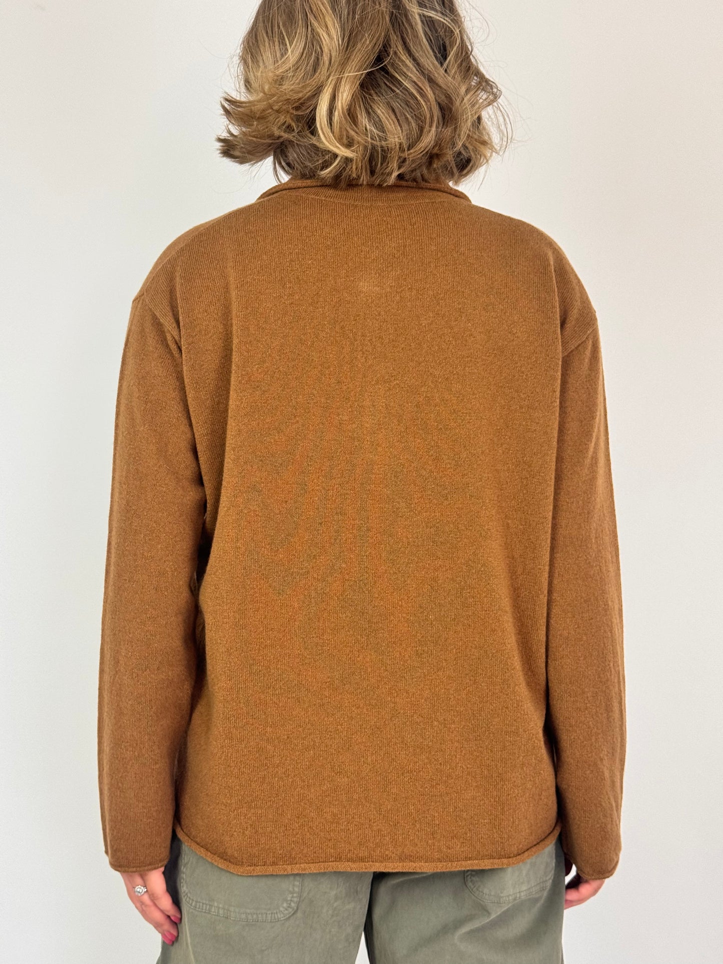 MJ Watson 27-5 Polo Jumper Tobacco