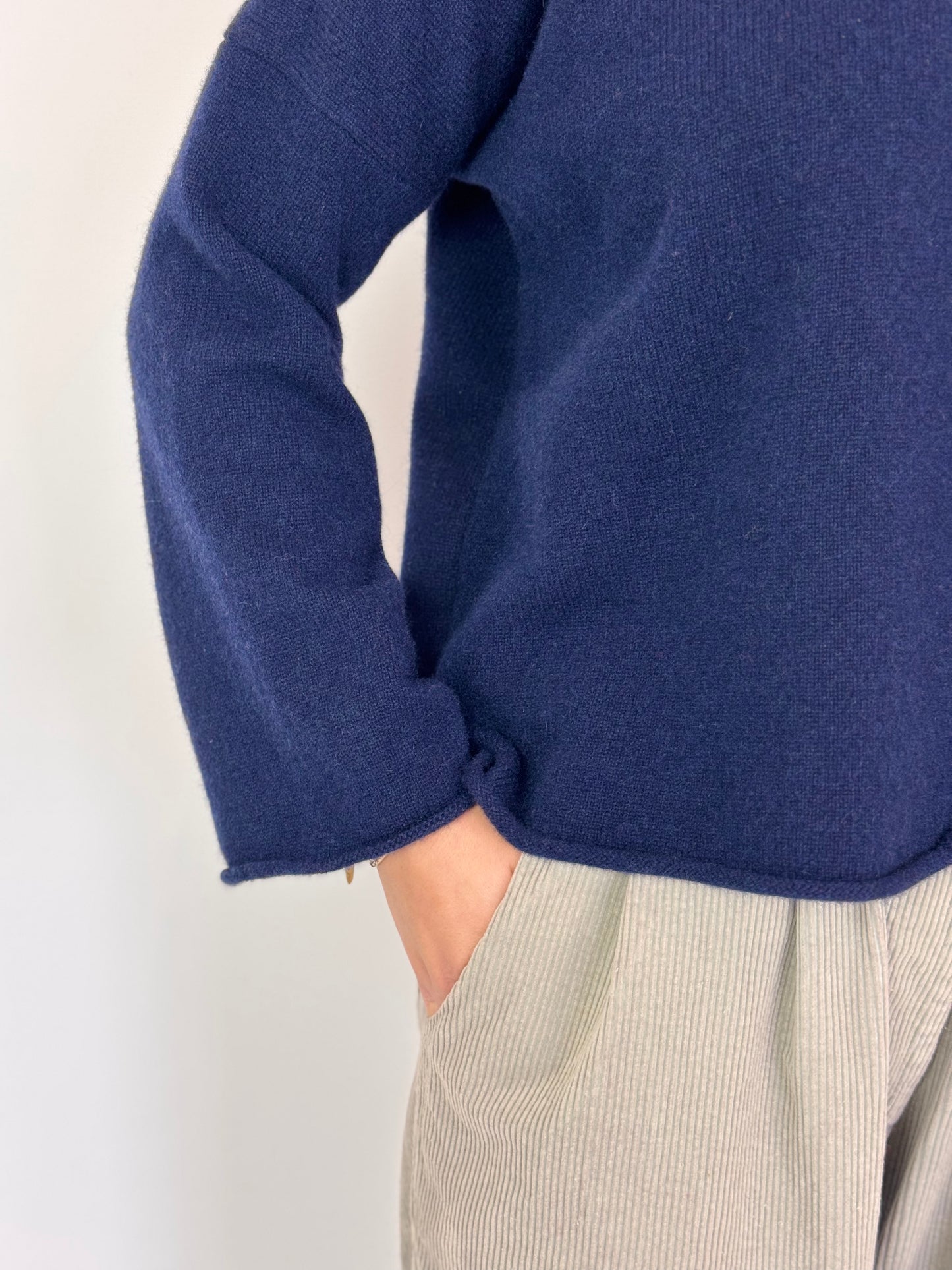 Woven 11 01 Jumper Navy