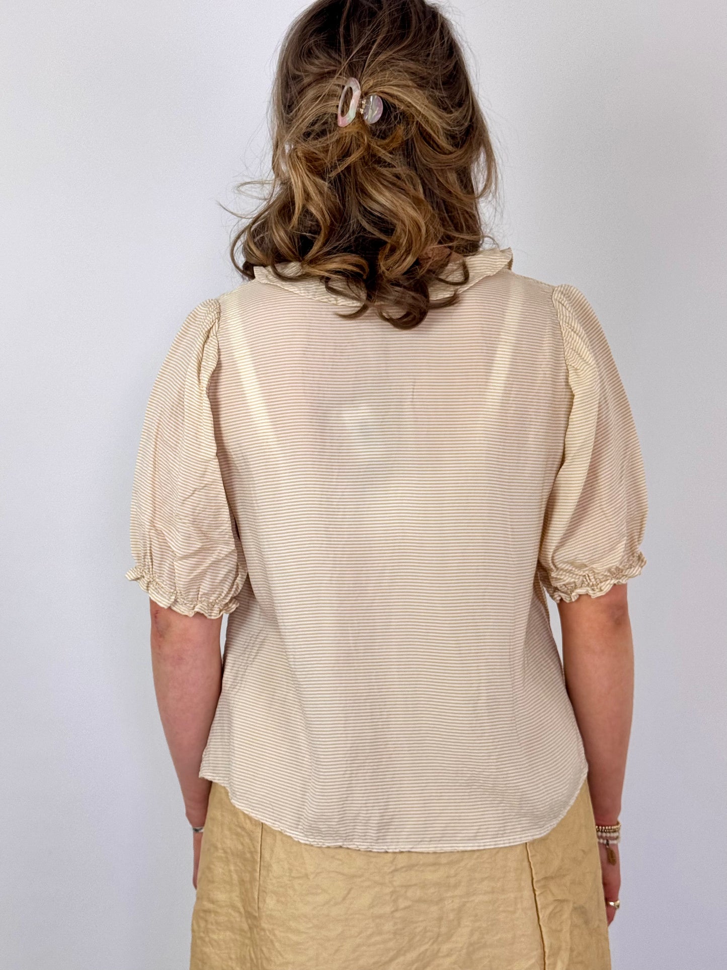 Sula Sweet Blouse Gold/Cream