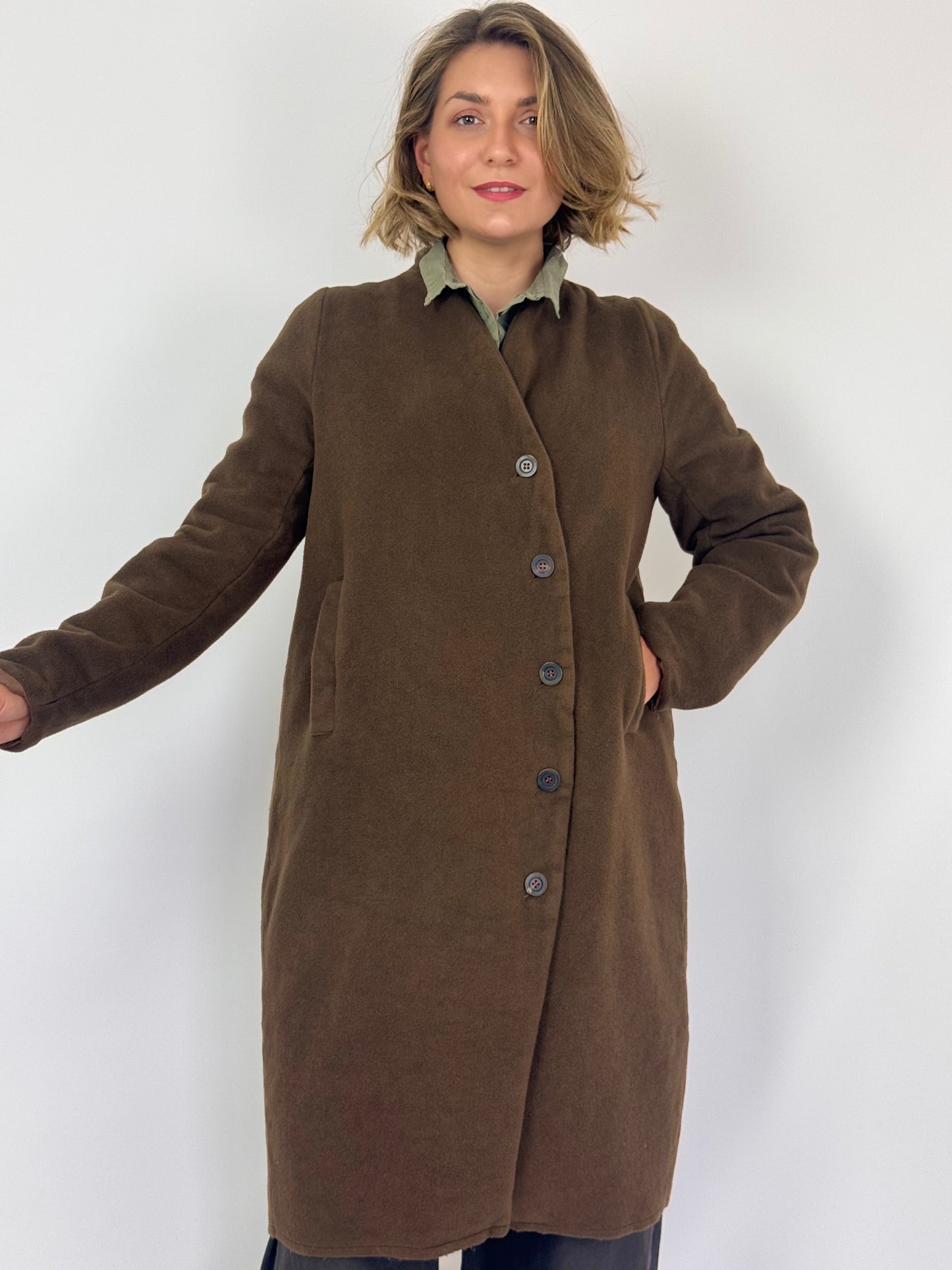 Hannoh Wessel Mareike Coat Sepia