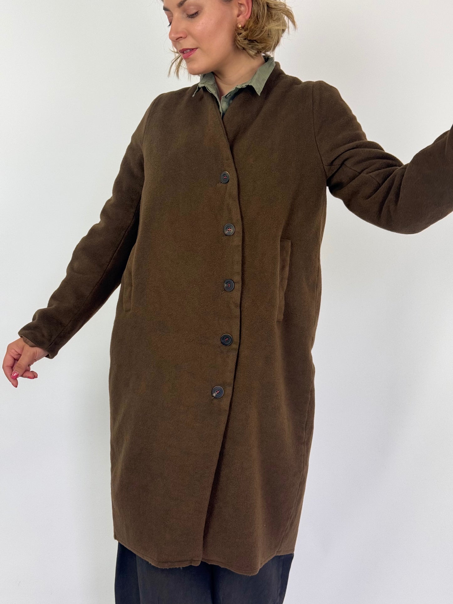 Hannoh Wessel Mareike Coat Sepia
