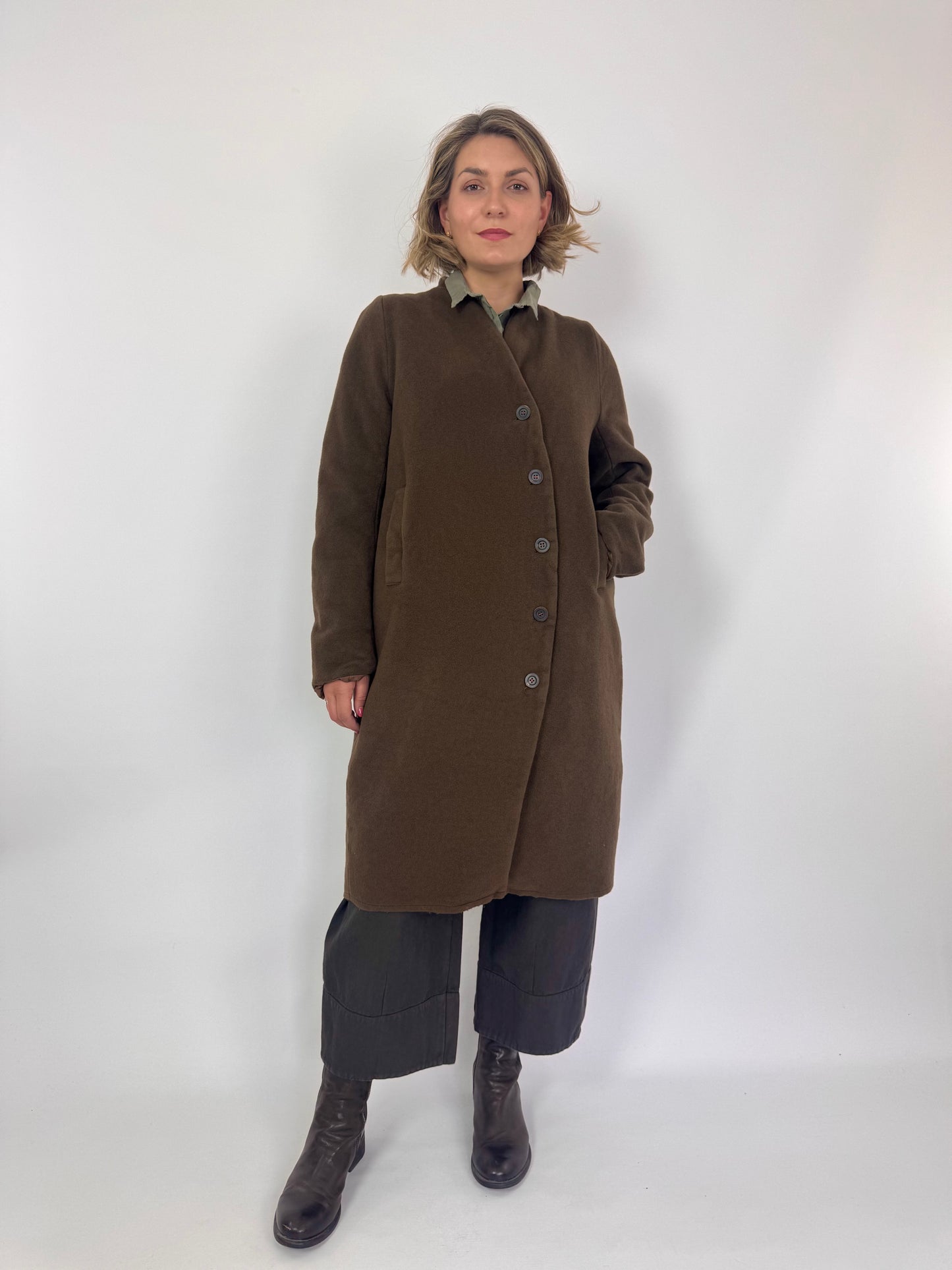 Hannoh Wessel Mareike Coat Sepia